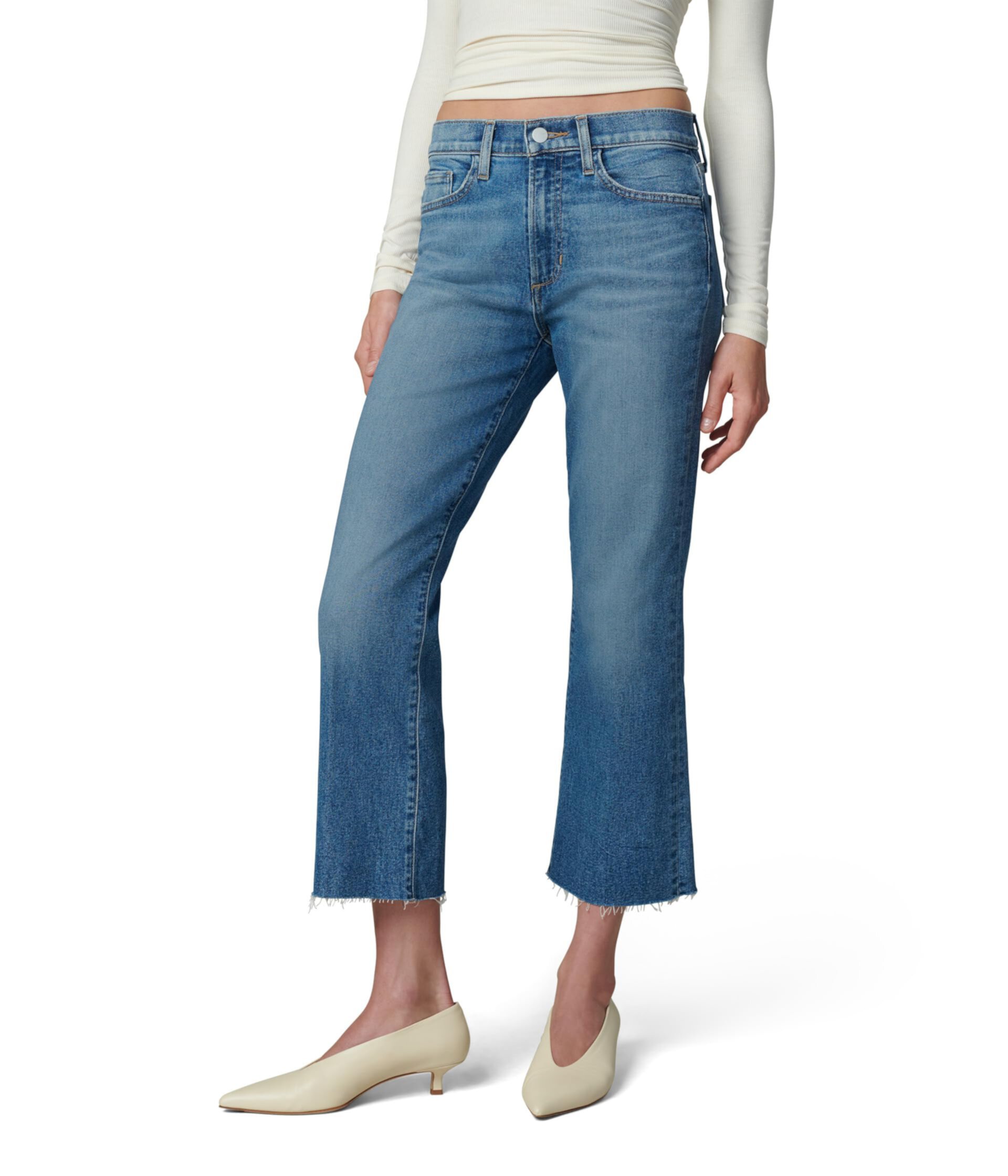 Женские Джинсы bootcut Joe's Jeans The Callie Cropped Bootcut With Raw Hem Joe's Jeans