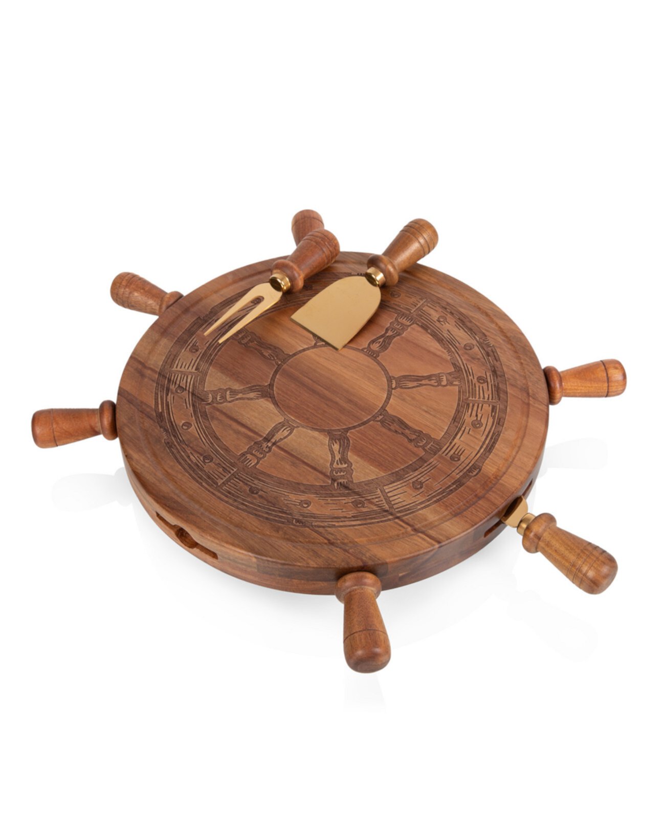 Helmsman Acacia Lazy Susan Cheese Board TOSCANA