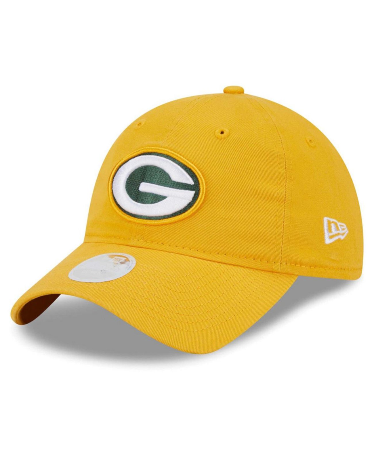 Женская регулируемая кепка Green Bay Packers 9TWENTY золотого цвета с низкой короной New Era