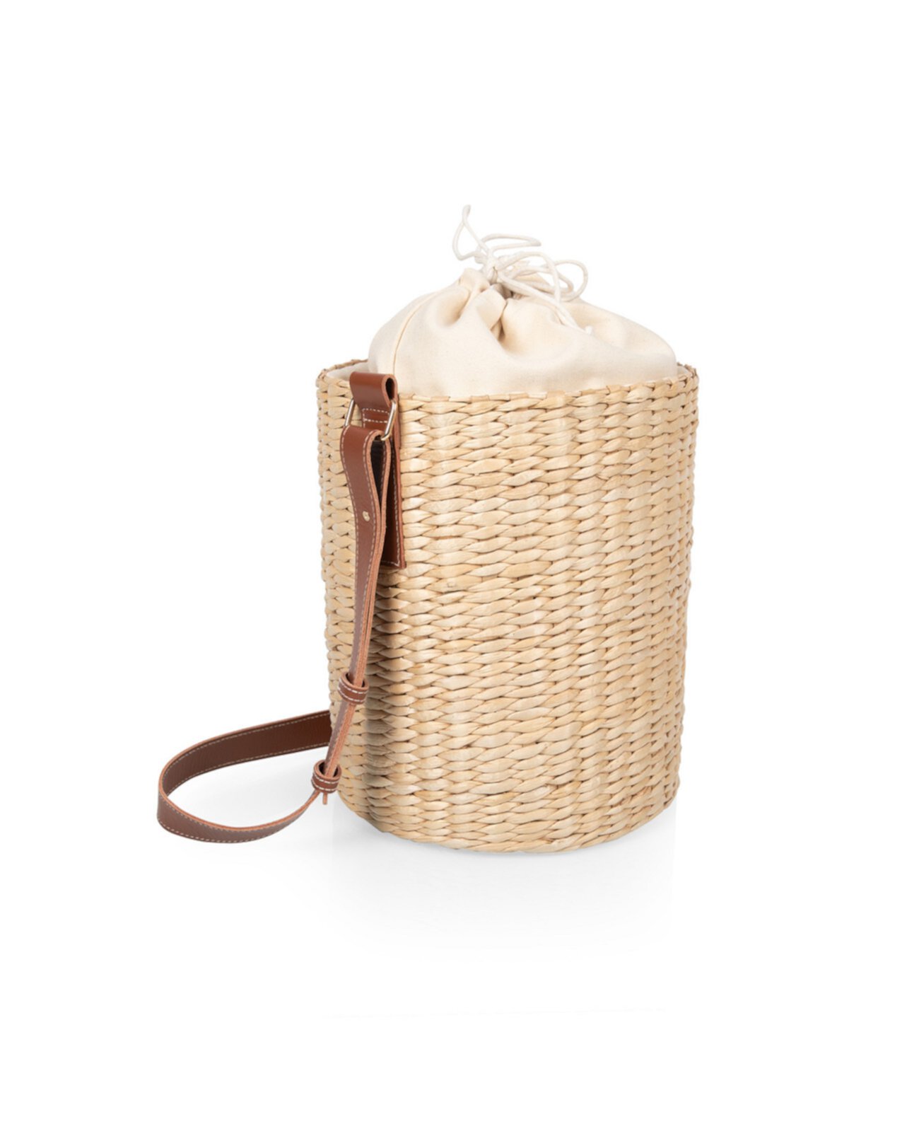 Palermo Rush Insulated Bucket Tote with Leather Straps Picnic Time