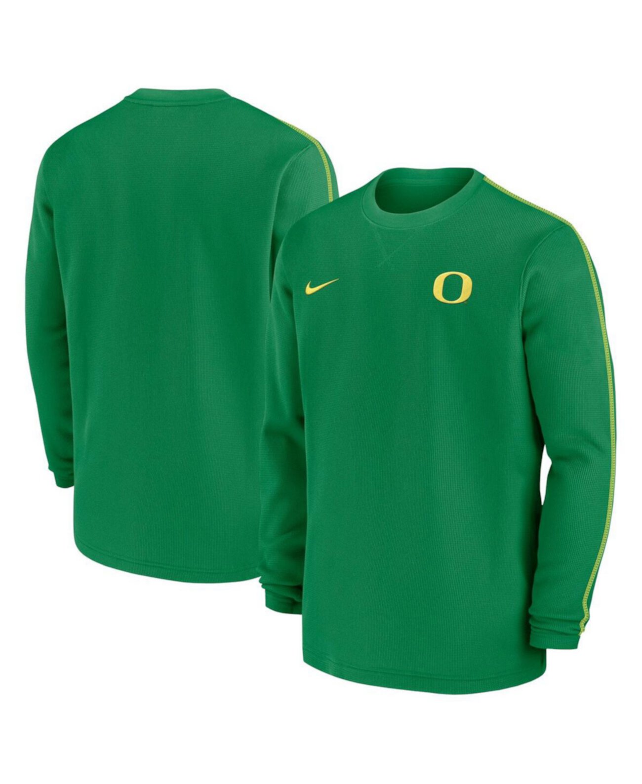 Мужское Джерси Nike Oregon Ducks 2024 Sideline Coaches с длинным рукавом Nike