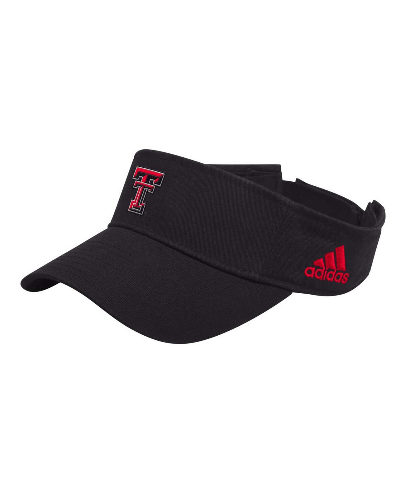 Бейсболка Adidas Men's Black Texas Tech Red Raiders Locker Room Team Adjustable Visor Adidas