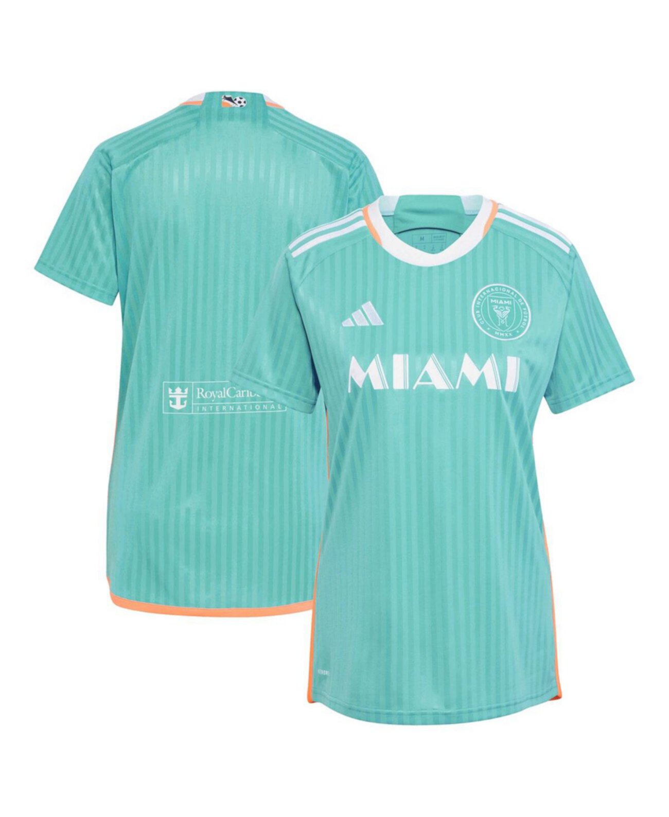 Женская футболка Replica Aqua Inter Miami CF 2024 от Adidas с технологией AEROREADY Adidas