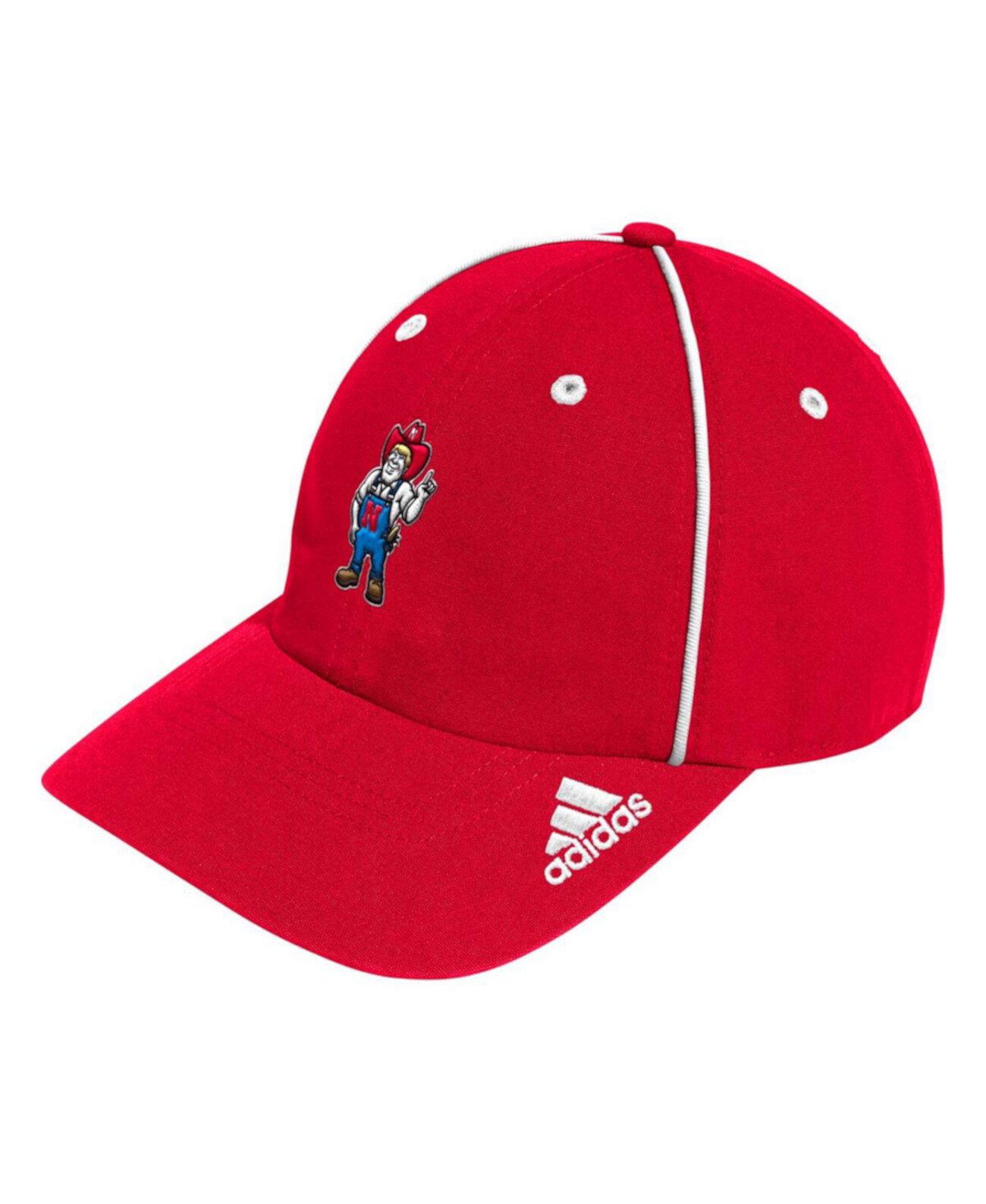 Бейсболка Adidas Men's Scarlet Nebraska Huskers Locker Room Athlete Pack Slouch Adjustable Hat Adidas