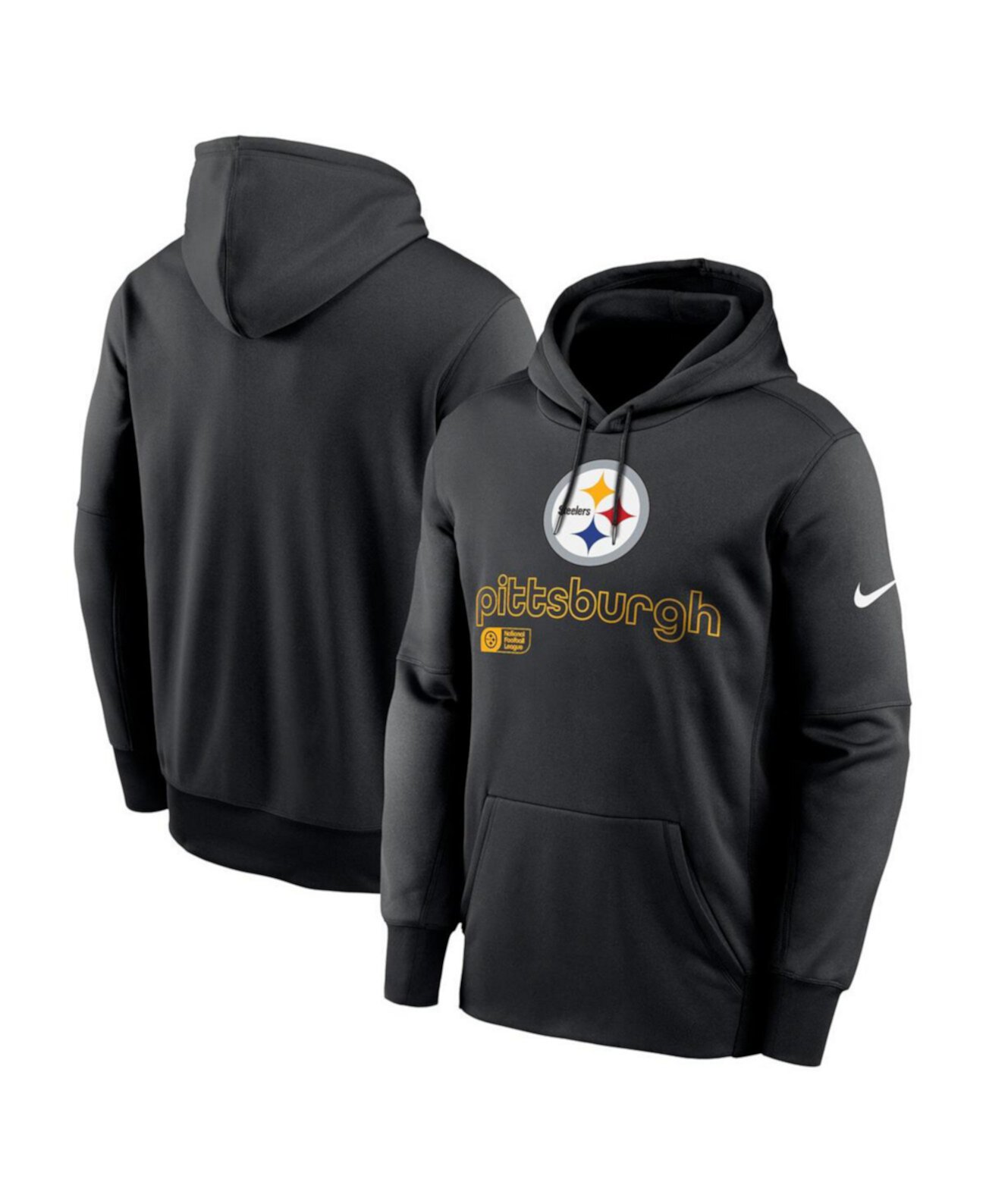 Мужское Худи Nike Pittsburgh Steelers Big Tall Performance Nike