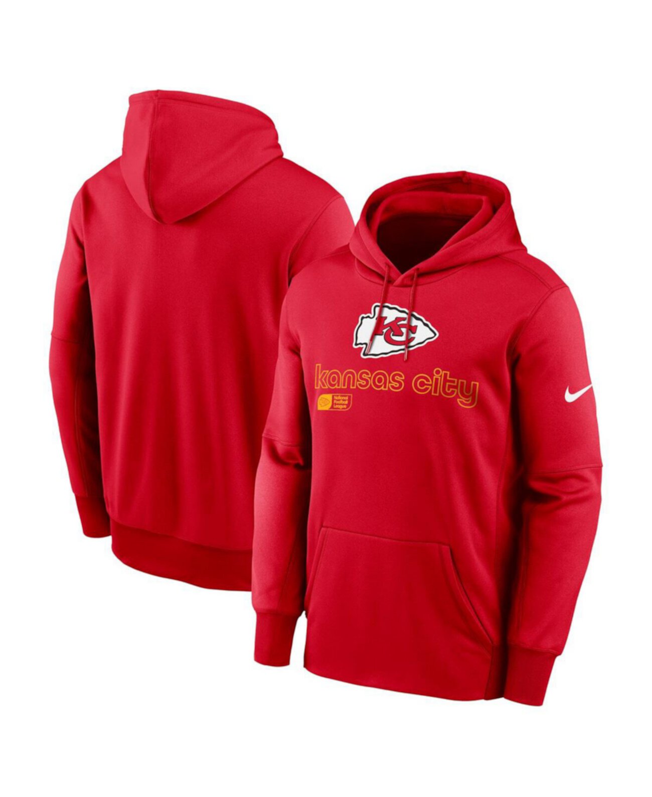 Мужское Худи Nike Kansas City Chiefs Big Tall Performance Nike