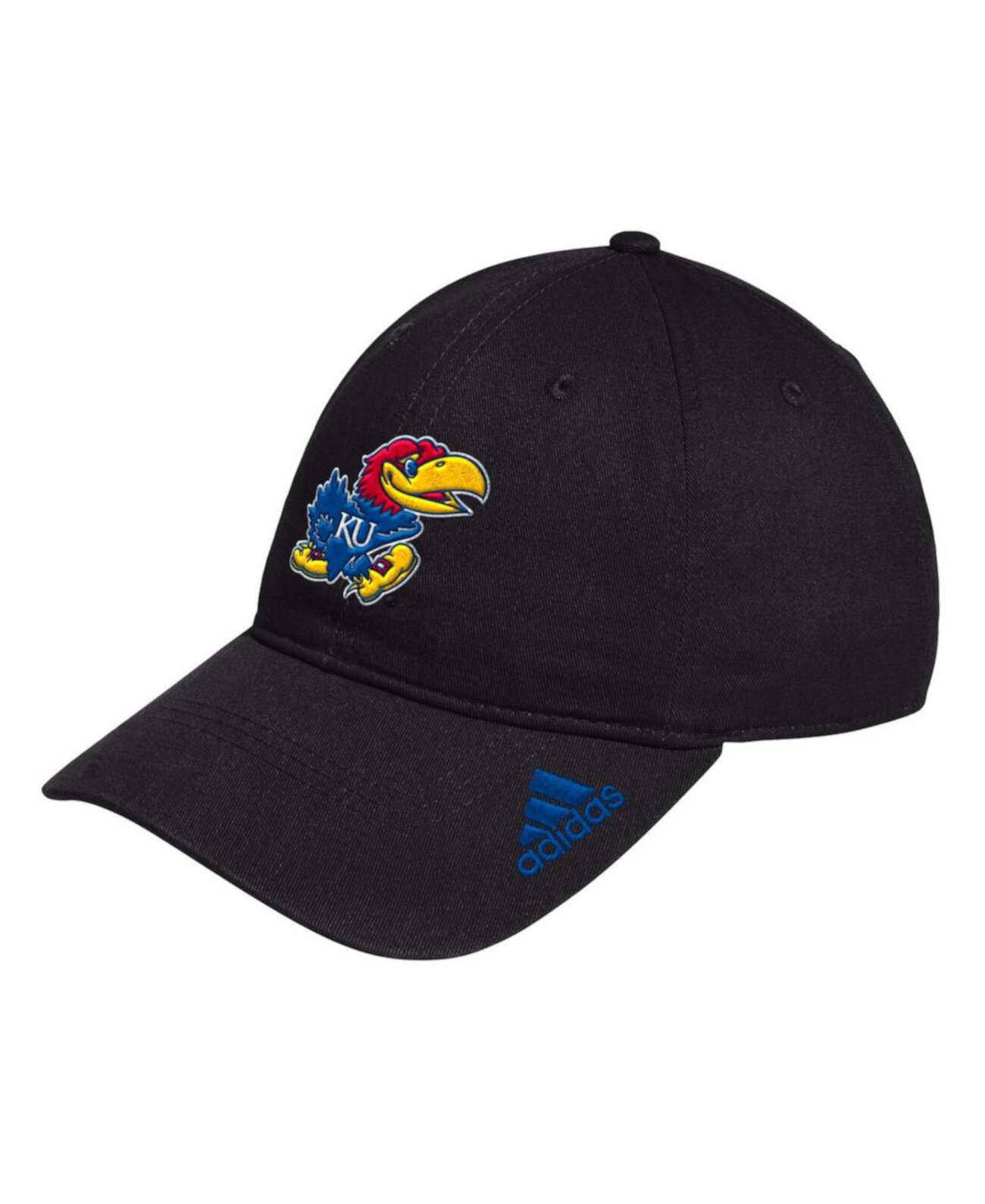 Бейсболка Adidas Men's Kansas Jayhawks Locker Room Logo Slouch Adjustable Hat Adidas