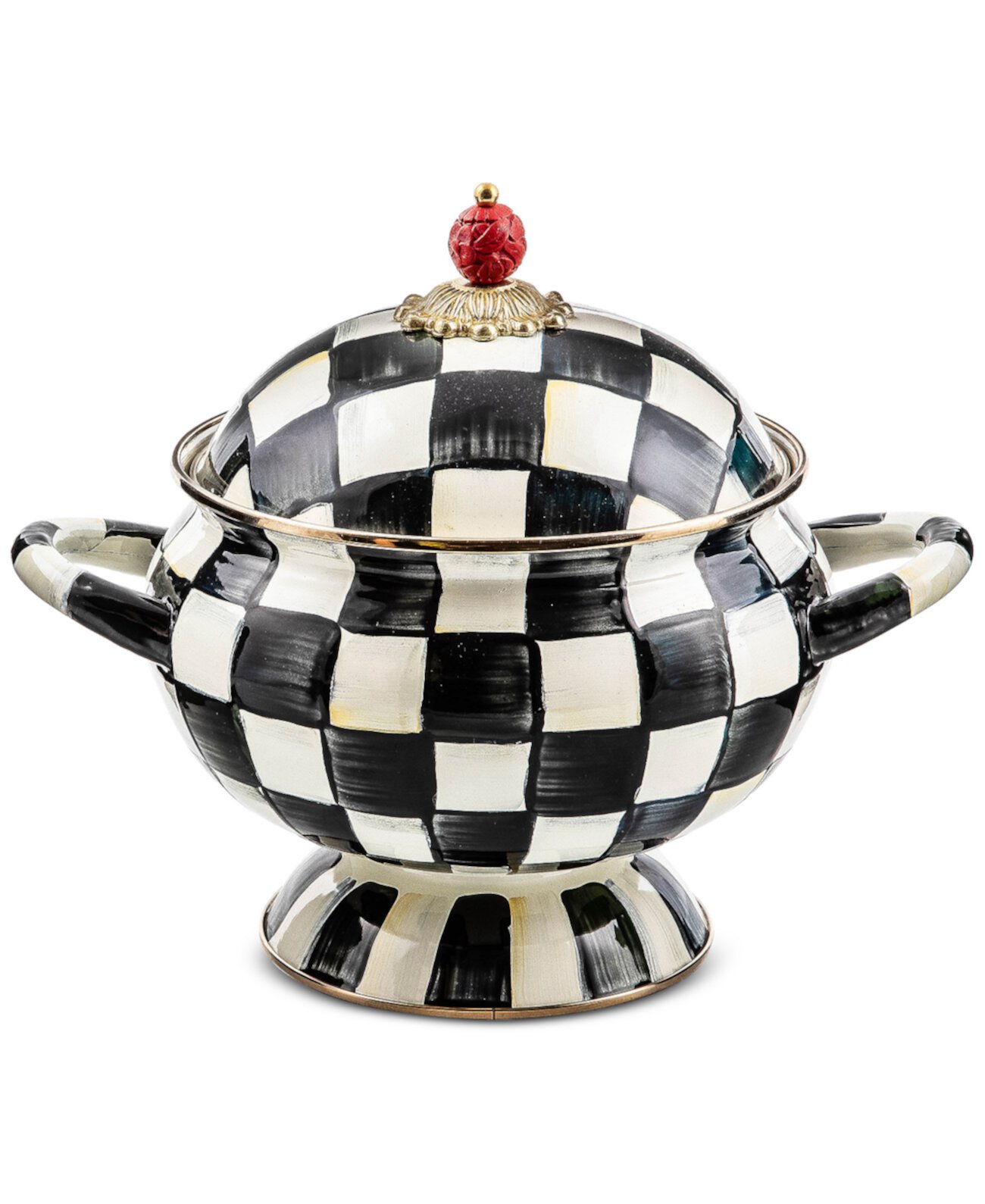 Courtly Check Lidded Tureen MacKenzie-Childs