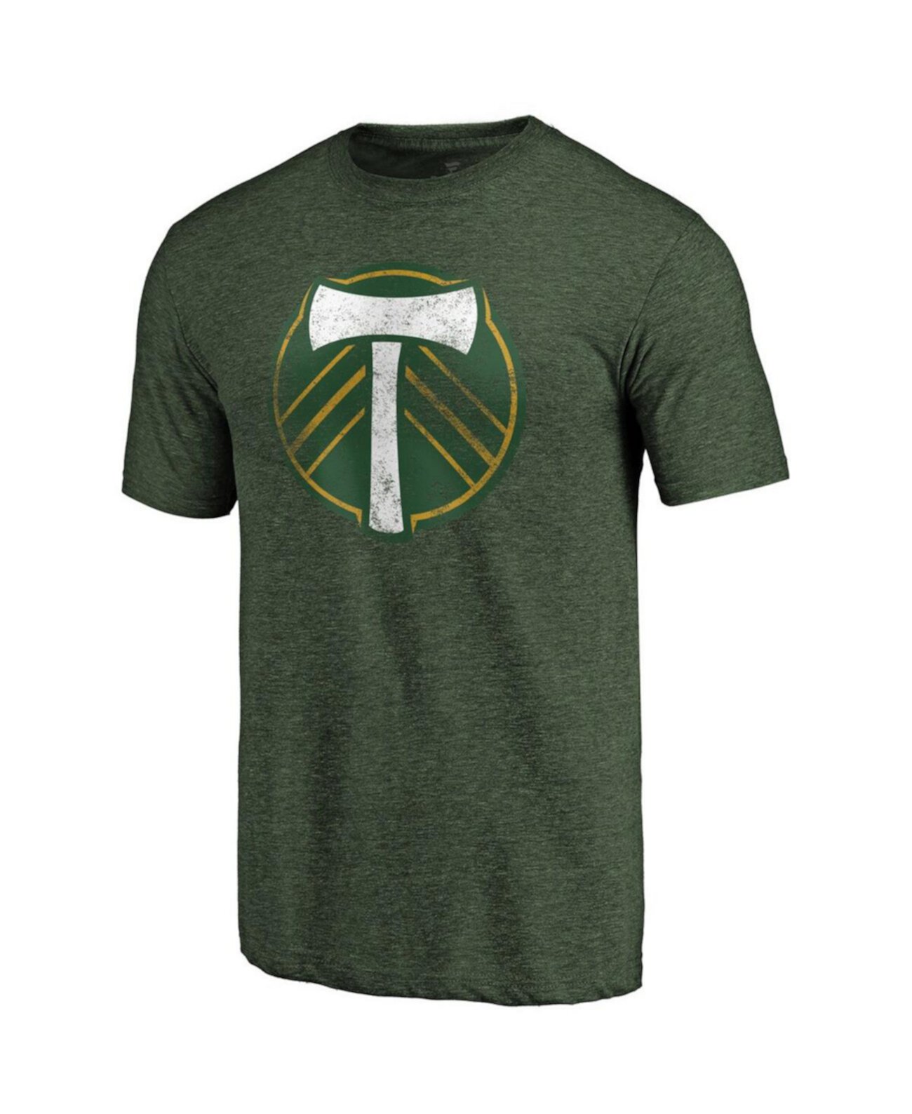 Мужская Джерси Fanatics Portland Timbers Distressed Primary Logo Tri-Blend T-Shirt Fanatics