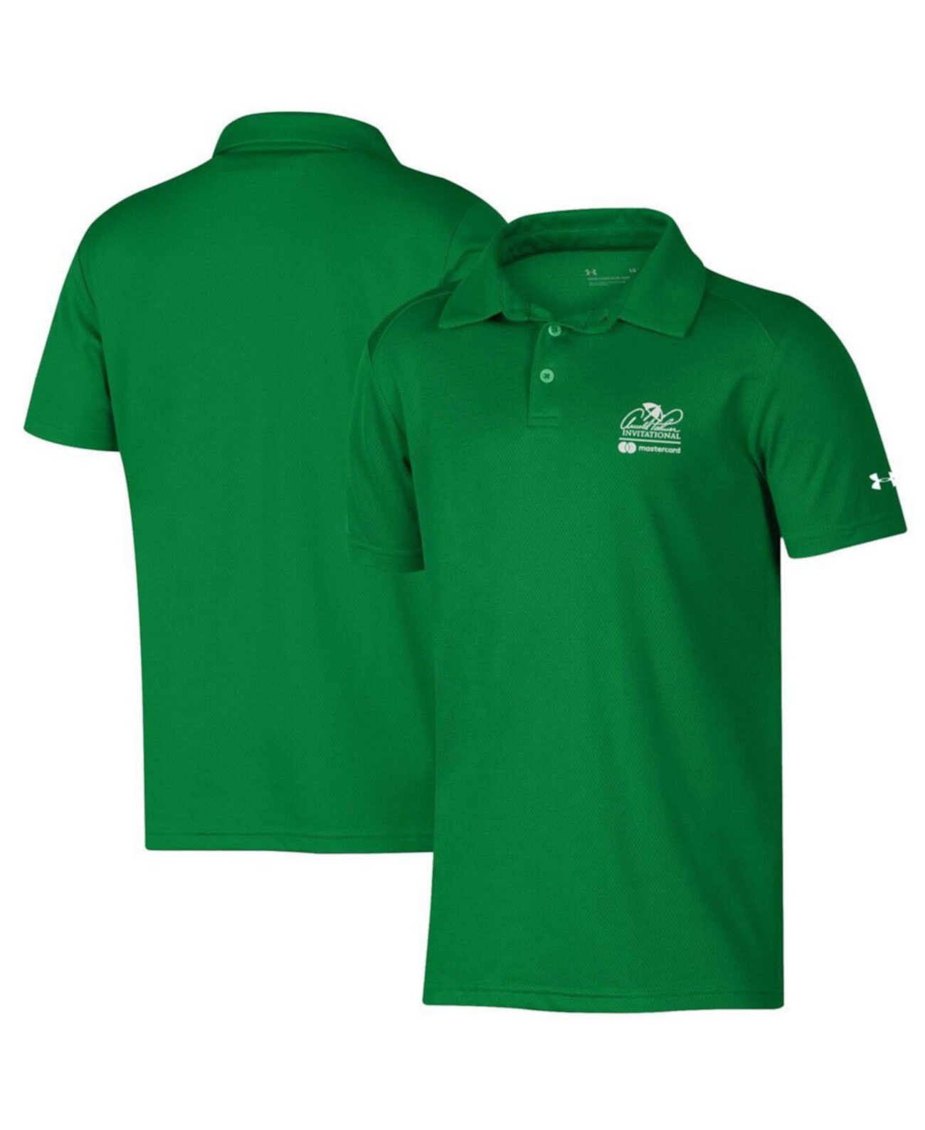 Big Boys and Girls Kelly Green Arnold Palmer Invitational Tech Mesh Polo Under Armour