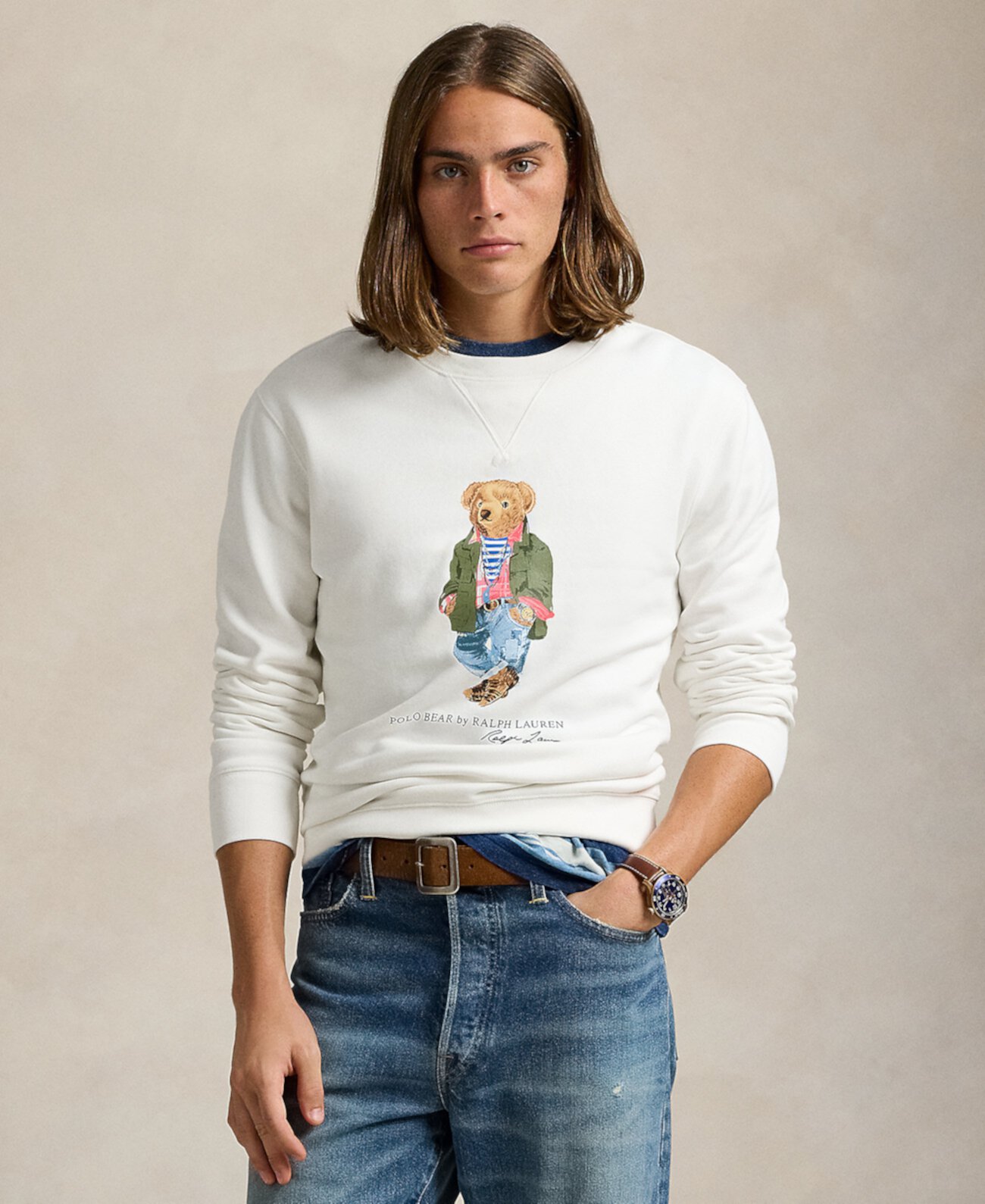 Men's Polo Bear Fleece Sweatshirt Polo Ralph Lauren