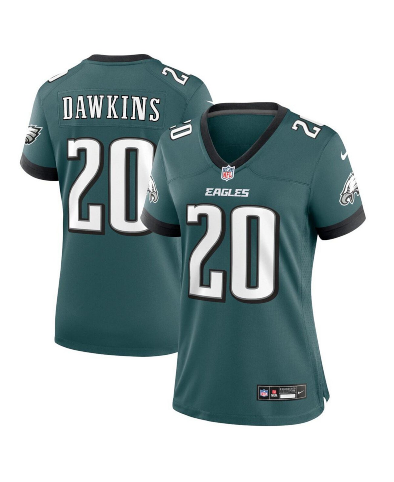 Женская игровая майка Nike с технологией Dri-FIT Brian Dawkins Philadelphia Eagles Nike