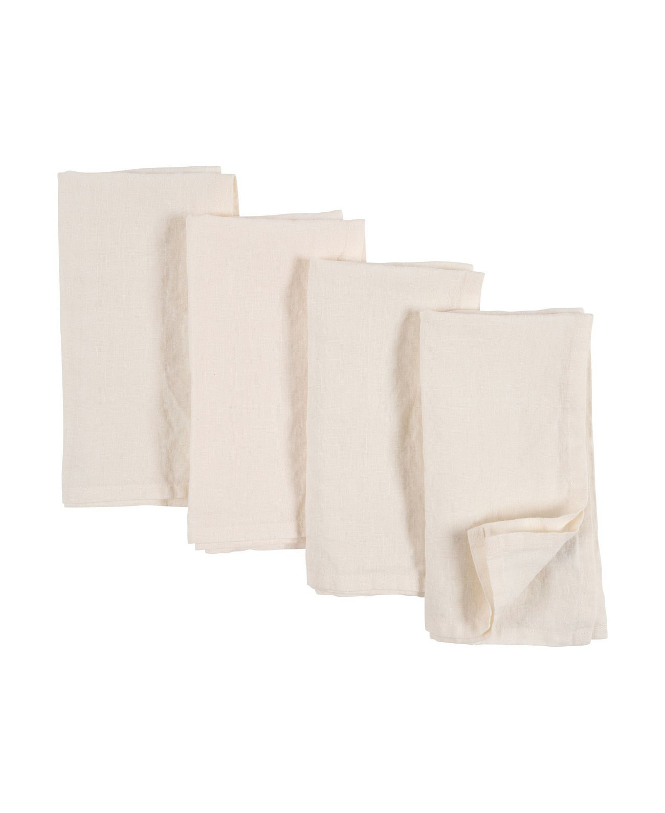 Verona Stonewashed Linen Napkins, Set of 4 KAF Home