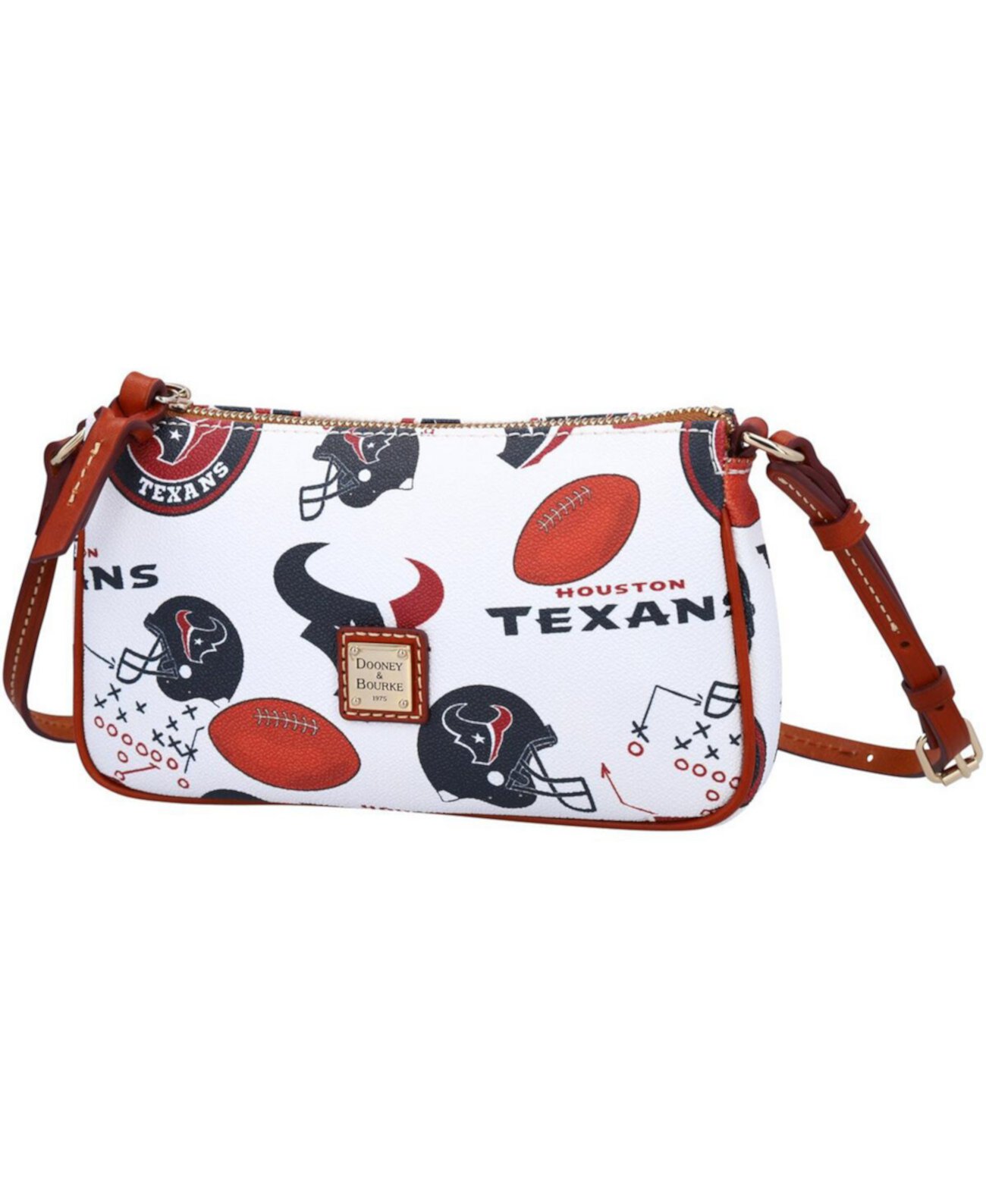 Сумка кросс-боди Dooney & Bourke Женская Houston Texans Gameday Lexi с маленьким кошельком Dooney & Bourke