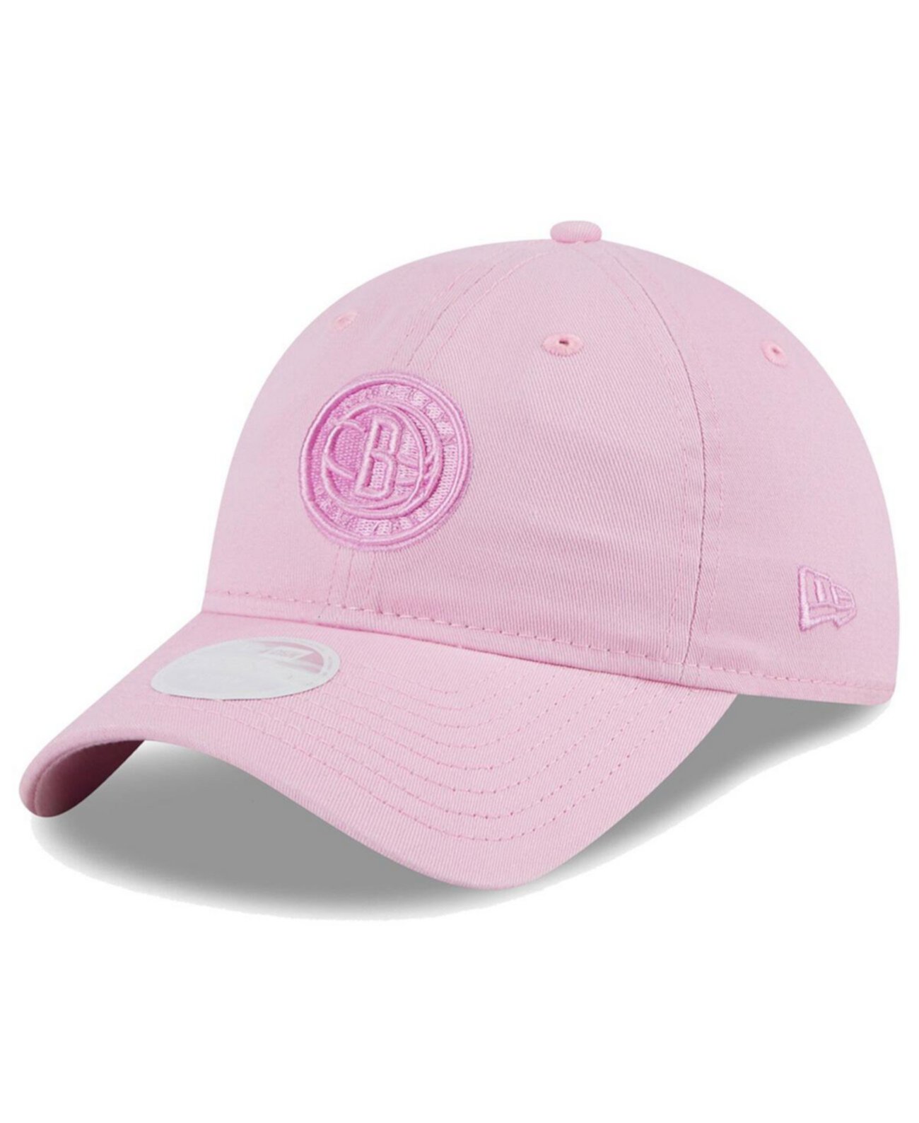 Бейсболка New Era Women's Pink Brooklyn Nets Colorpack Tonal 9TWENTY Adjustable New Era