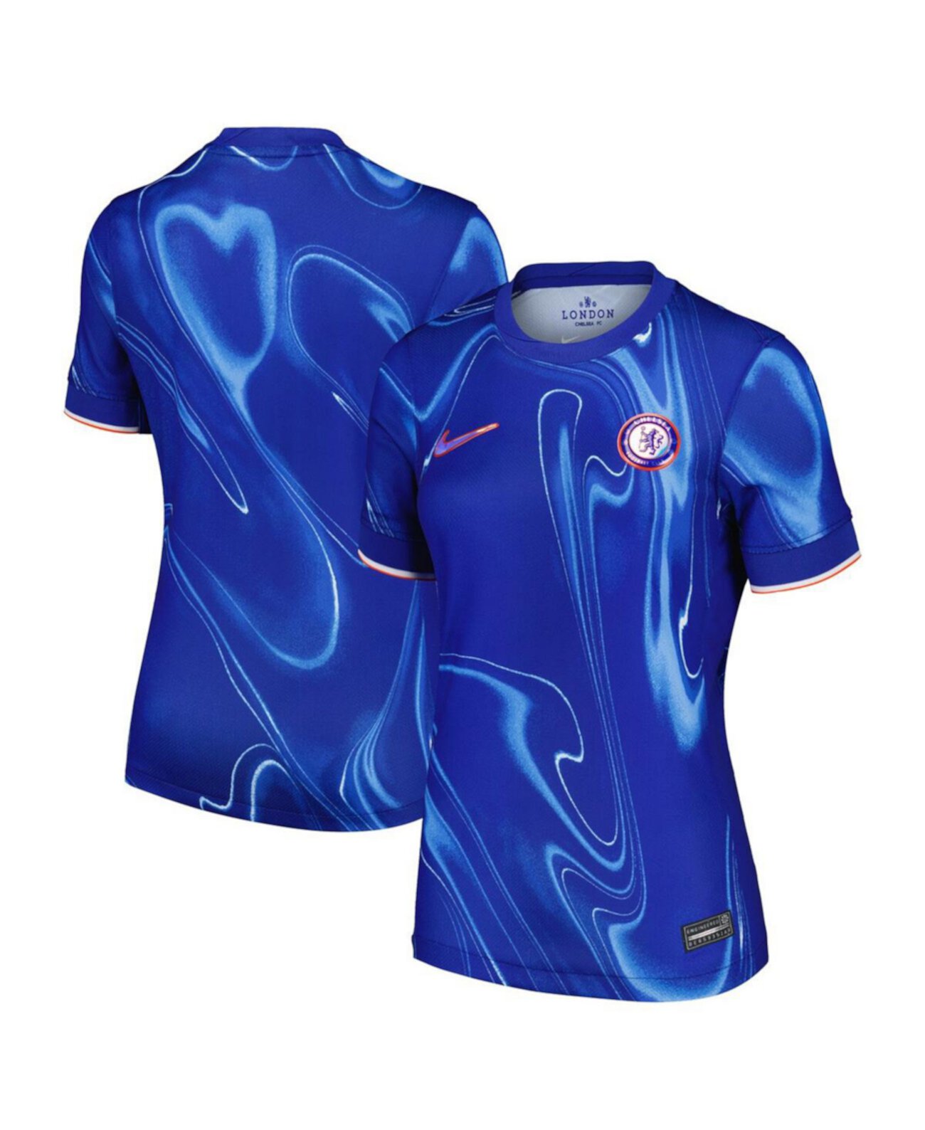 Женская домашняя реплика футболки Chelsea 2024/25 от Nike с технологией Dri-FIT Nike