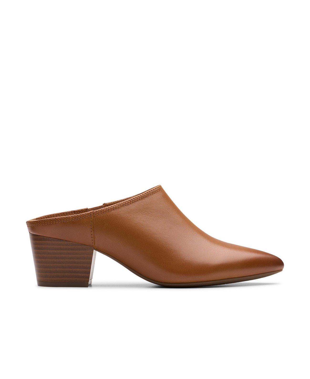 Женские кожаные мюли Clarks Ellanie Pace на каблуке 5 см Clarks