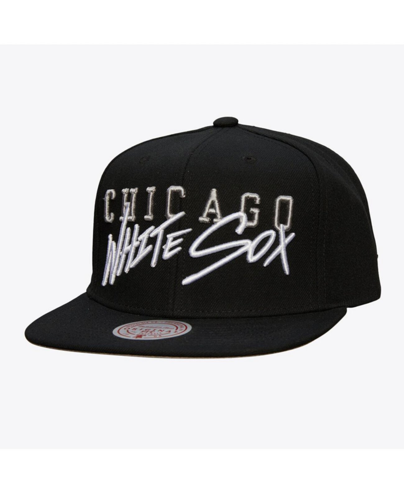 Мужская черная бейсболка Chicago White Sox с логотипом, один размер Mitchell & Ness