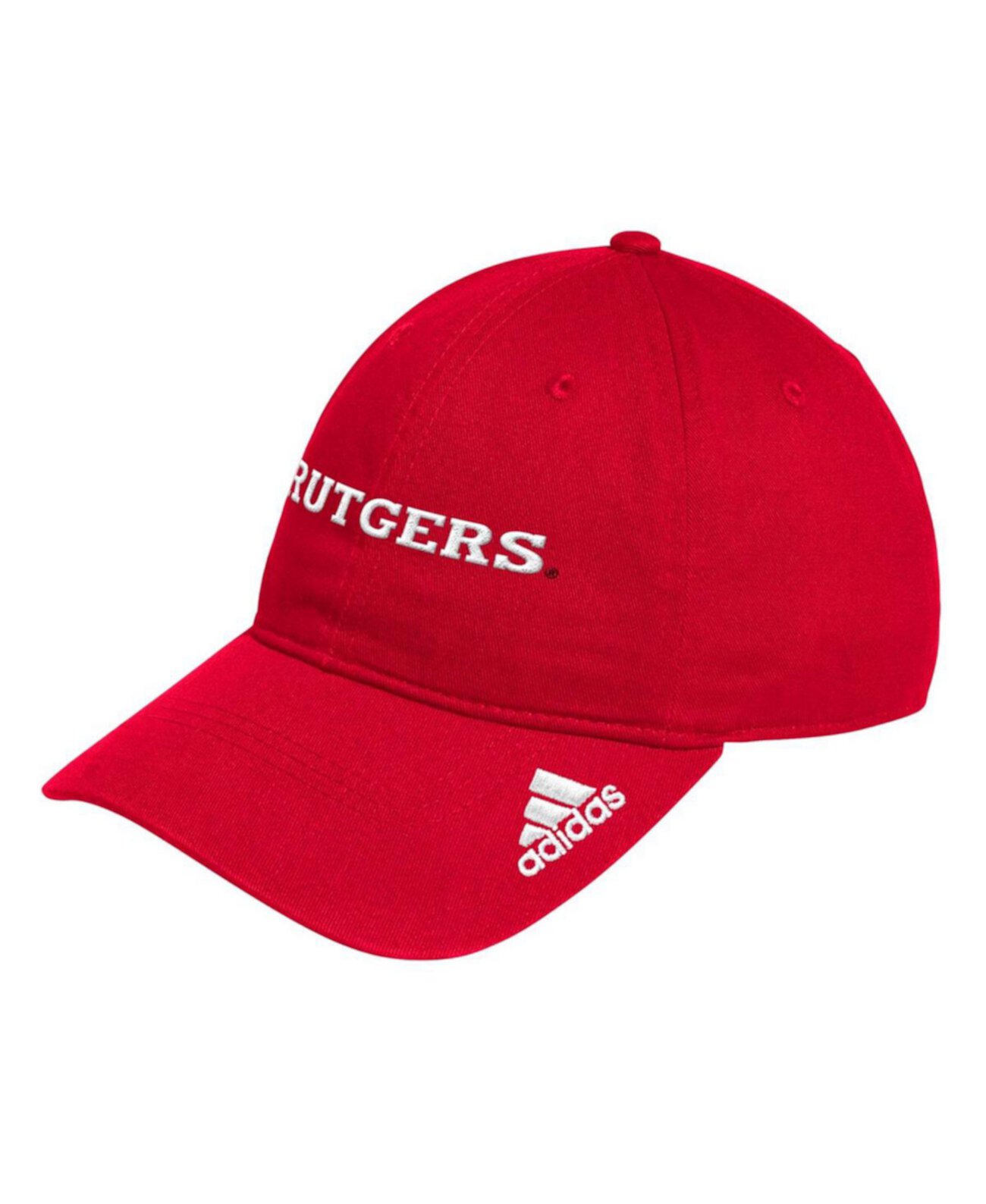 Бейсболка Adidas Men's Scarlet Rutgers Scarlet Knights Locker Room Wordmark Slouch Adjustable Hat Adidas