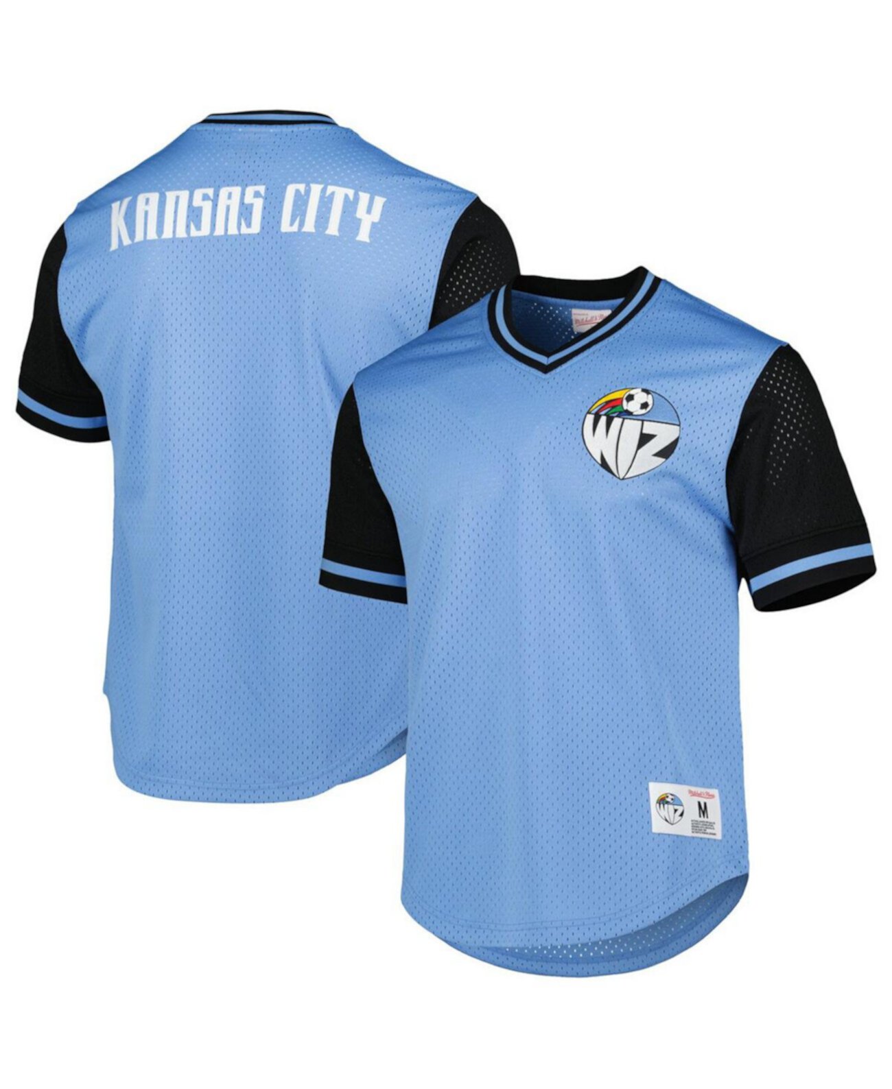 Мужское Джерси Mitchell & Ness Sky Blue Sporting Kansas City Mitchell & Ness