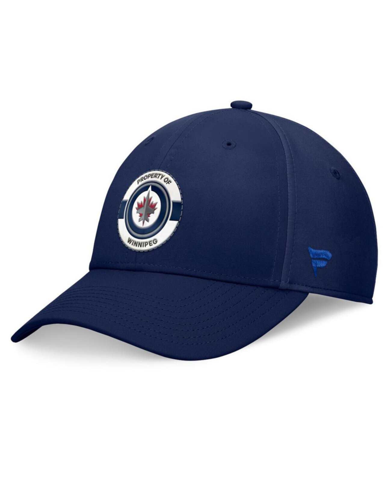 Мужская синяя шапка Winnipeg Jets Authentic Pro Training Camp с эластичной застежкой Fanatics