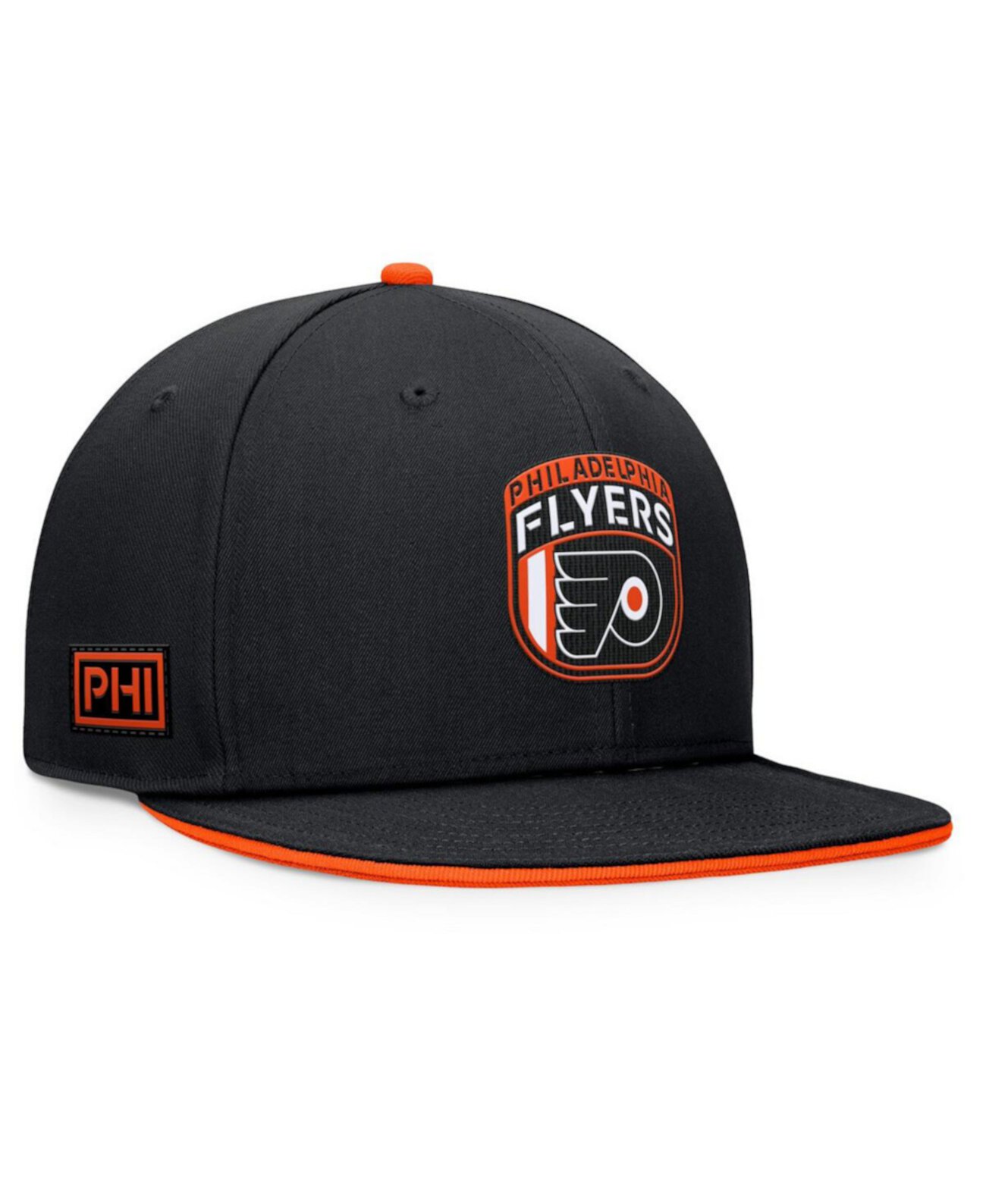 Чёрная кепка Snapback Philadelphia Flyers 2024 NHL Draft, регулируемая, 100% полиэстер Fanatics