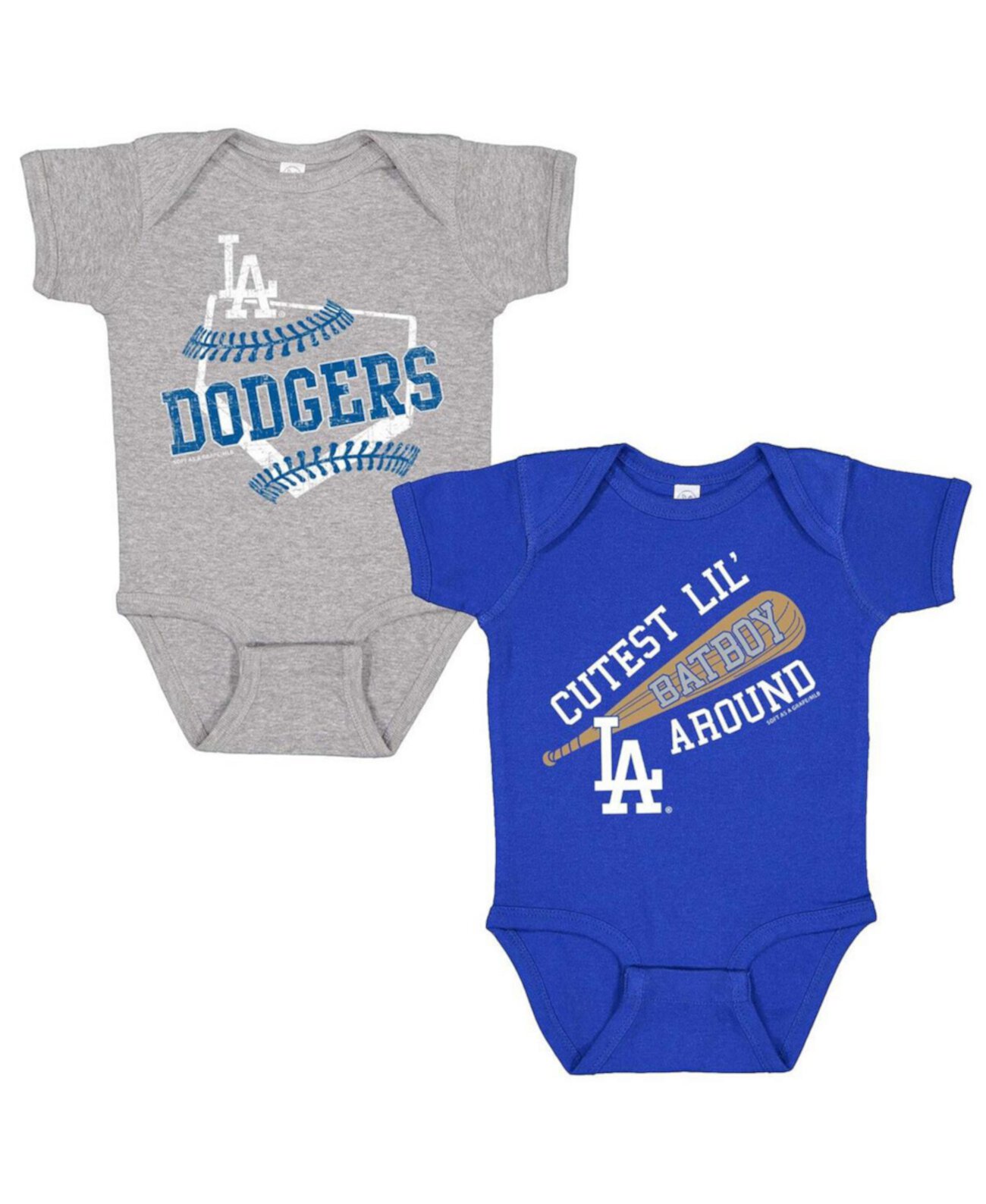 Детские Боди Soft As A Grape Набор из двух Los Angeles Dodgers Soft As A Grape