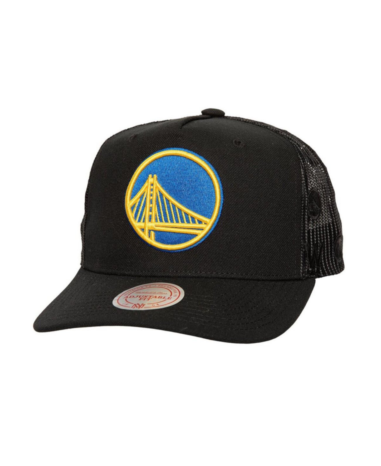 Бейсболка Mitchell & Ness Черная с логотипом Golden State Warriors Mitchell & Ness