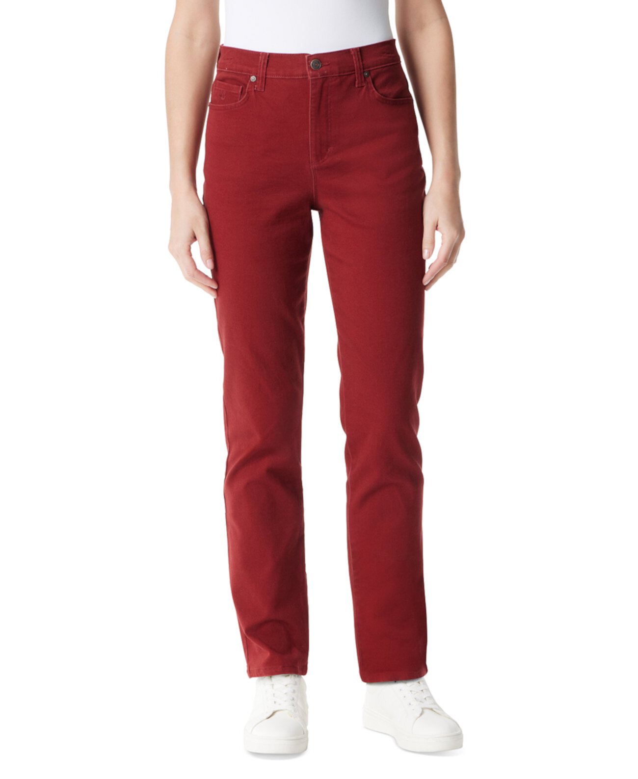 Women's Amanda Colored Twill Straight-Leg Jeans, in Regular & Short Gloria Vanderbilt