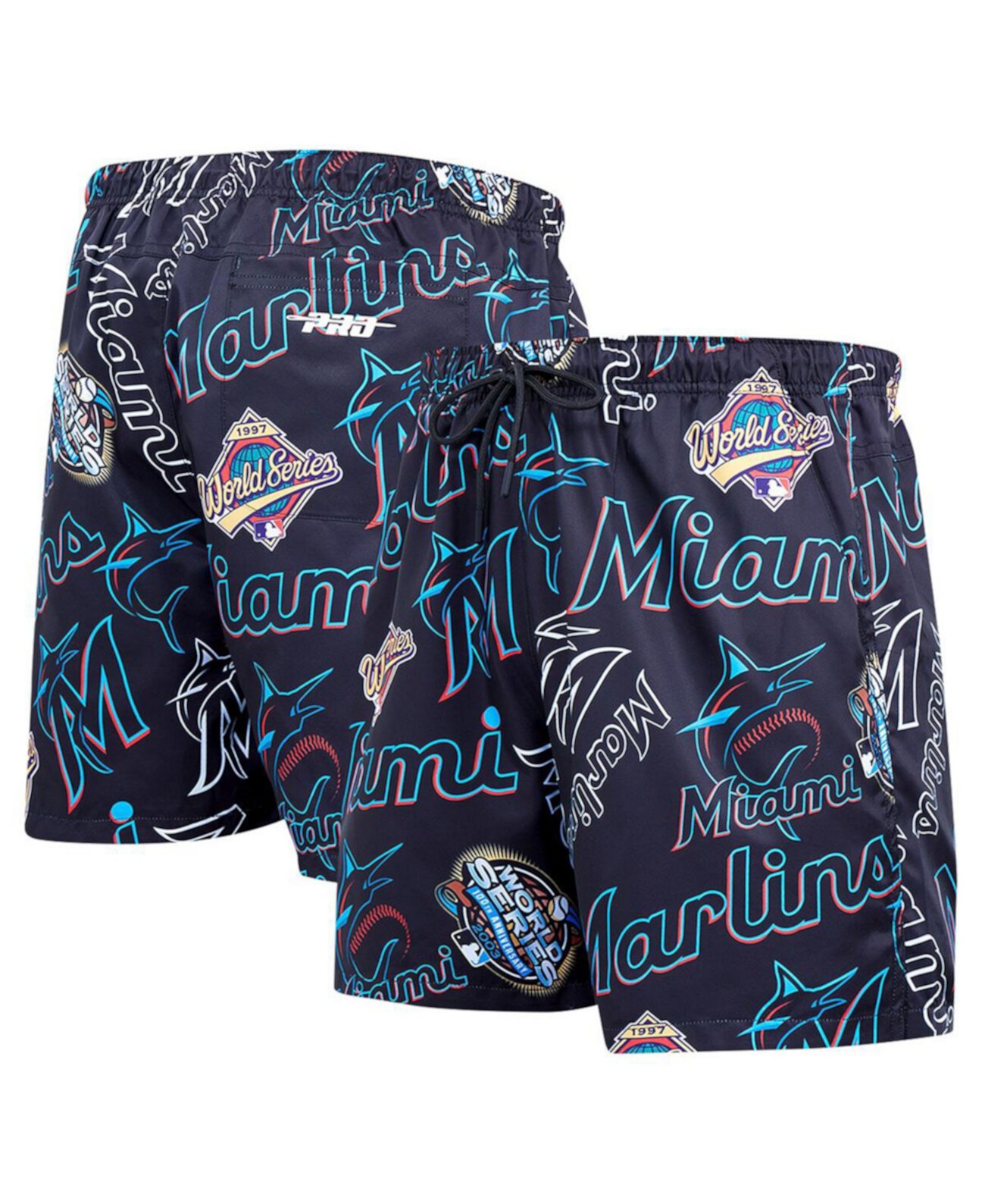 Мужские Спортивные шорты Pro Standard Miami Marlins Toss Logo Pro Standard