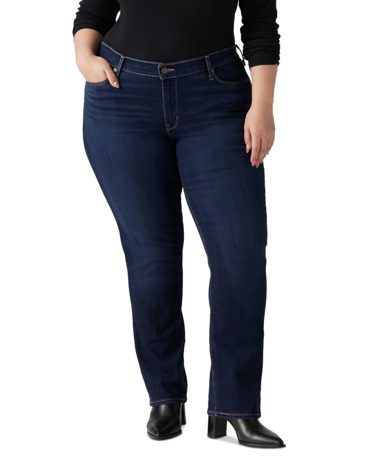 Женские Прямые джинсы Levi's® Plus Size Classic Mid-Rise Straight-Leg Levi's®