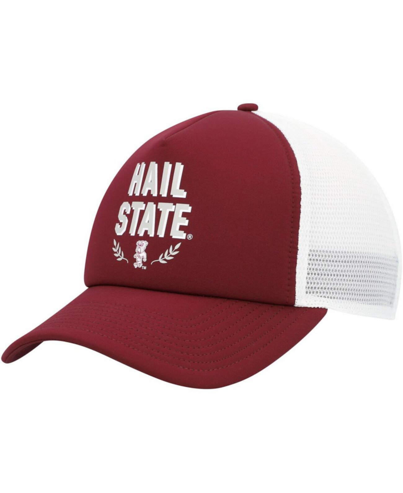 Бейсболка Adidas Мужская бордовая с надписью Mississippi State Bulldogs Adidas