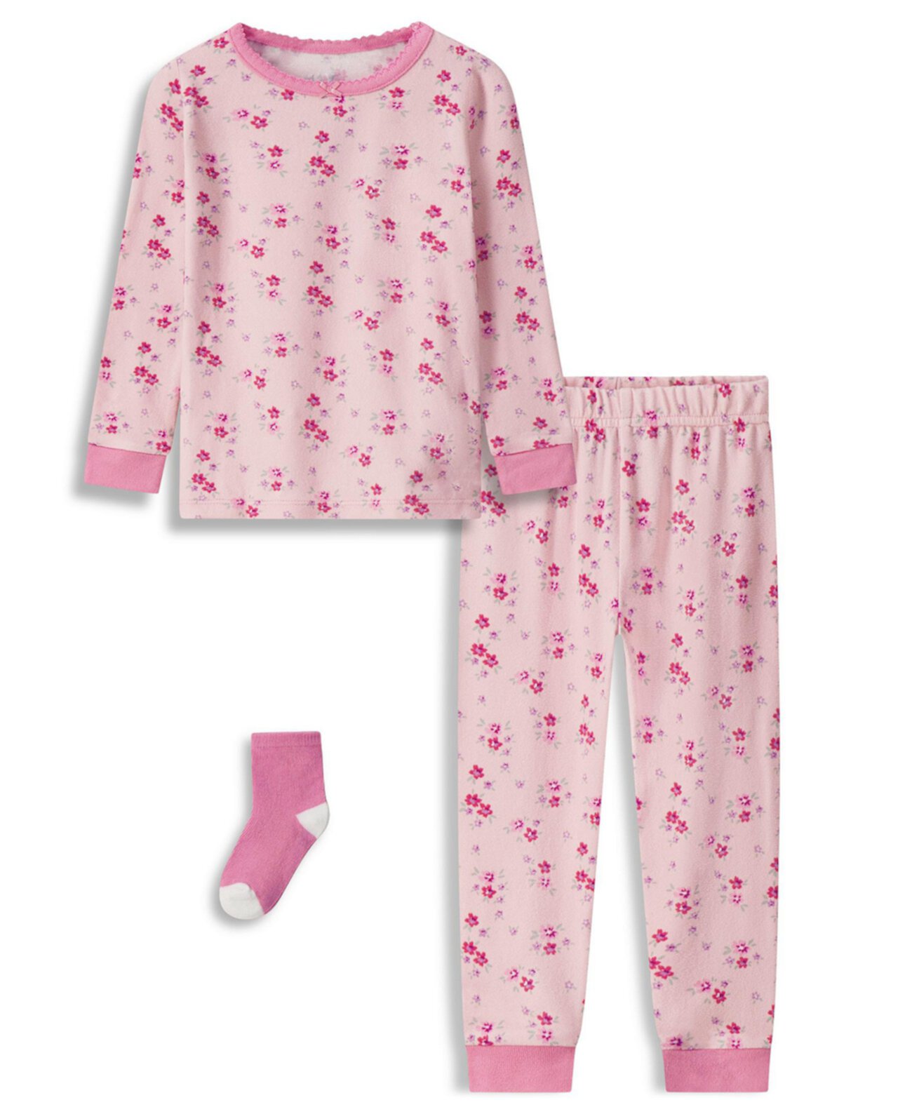 Детские Пижамы Max & Olivia 2-Пiece Snug Fit Set с Пижамой Max & Olivia