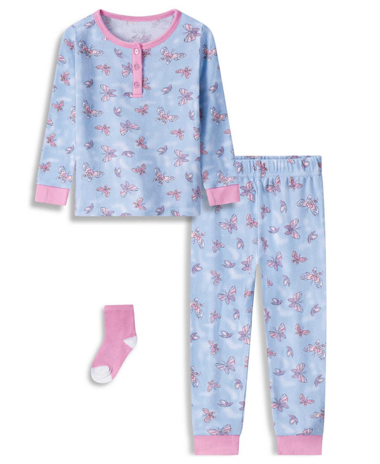 Детские Пижамы Max & Olivia 2-Пiece Snug Fit Set Max & Olivia