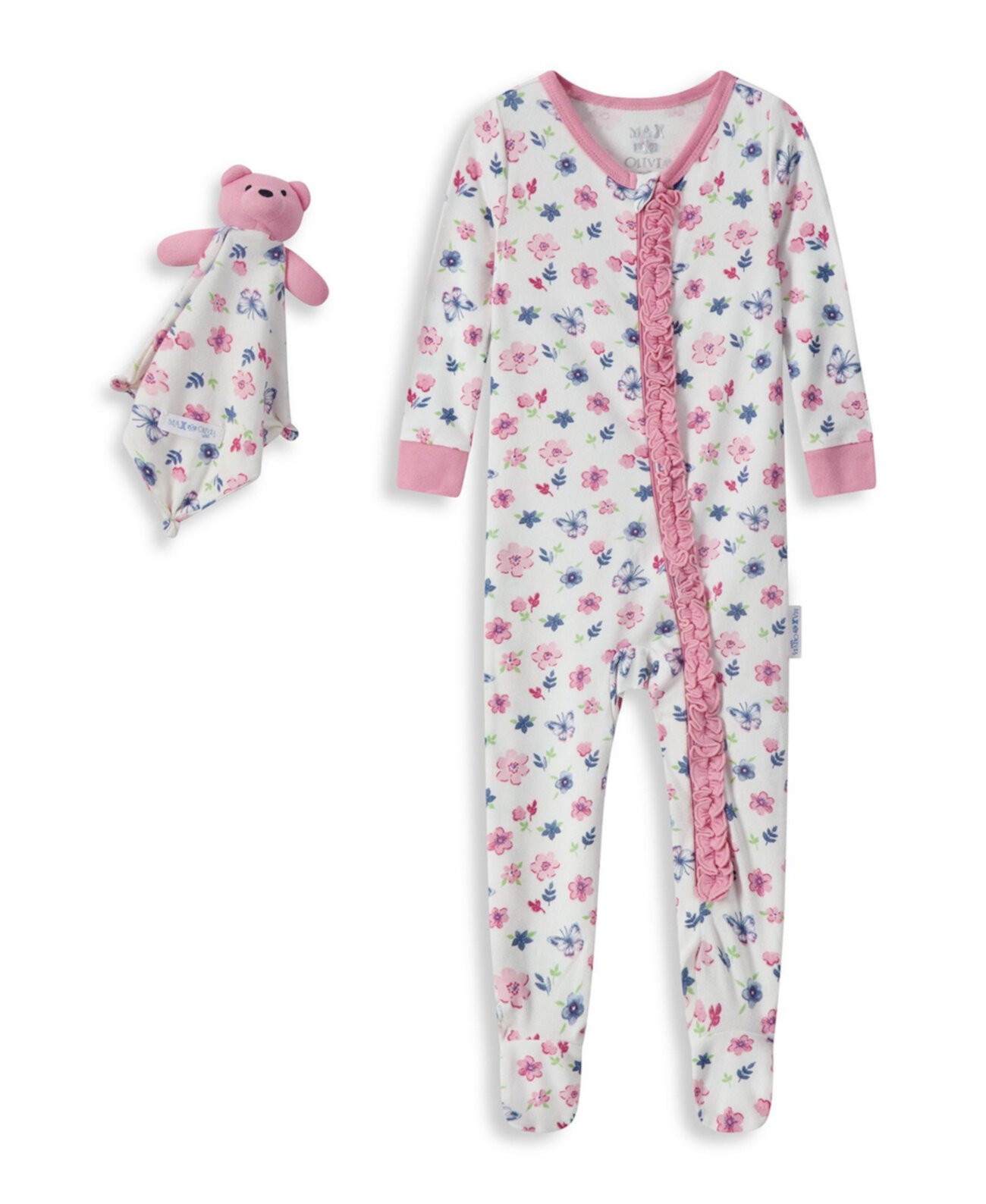 Детские Пижамы Max & Olivia 1-Piece Snug Fit Coverall Max & Olivia