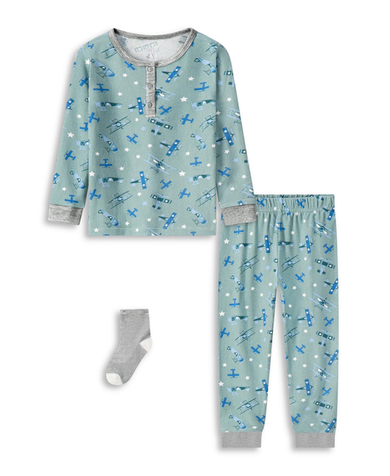 Мальчиковые Детские пижамы Max & Olivia 2-Пiece Snug Fit Set с Пижамой Max & Olivia