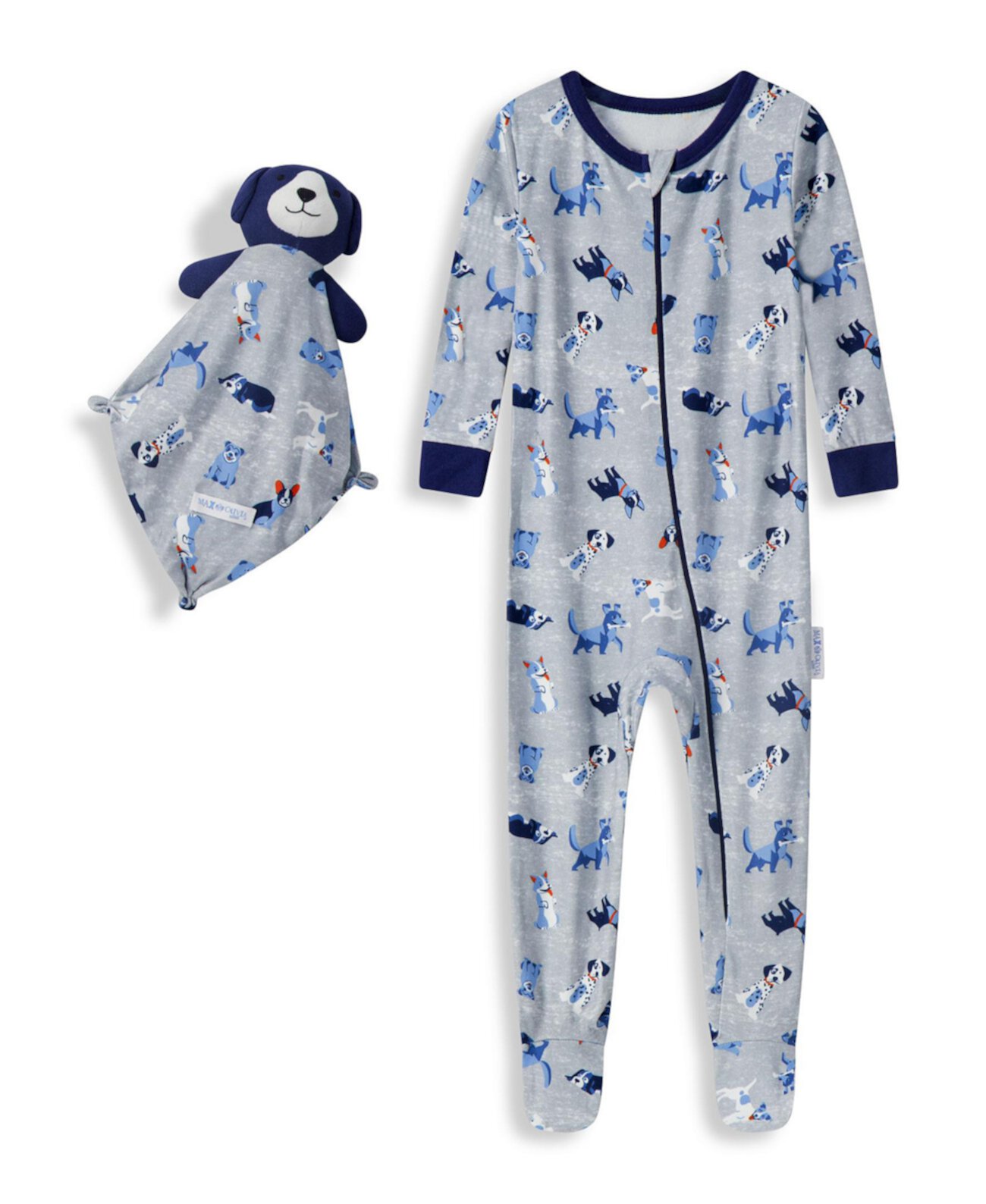 Мальчики Детские пижамы Max & Olivia 1-piece Snug Fit Set с пижамой Max & Olivia