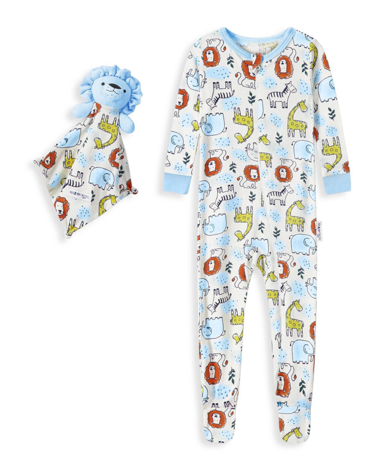 Мальчиковая Пижама Max & Olivia 1-Piece Snug Fit Set Max & Olivia