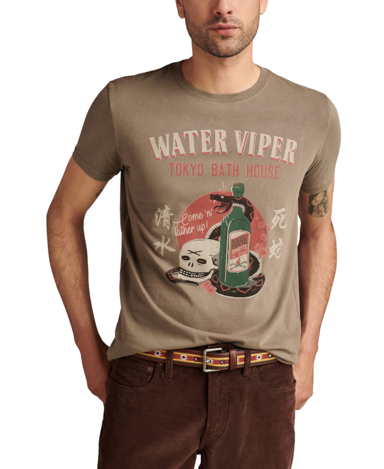 Мужская Футболка Lucky Brand Water Viper Lucky Brand