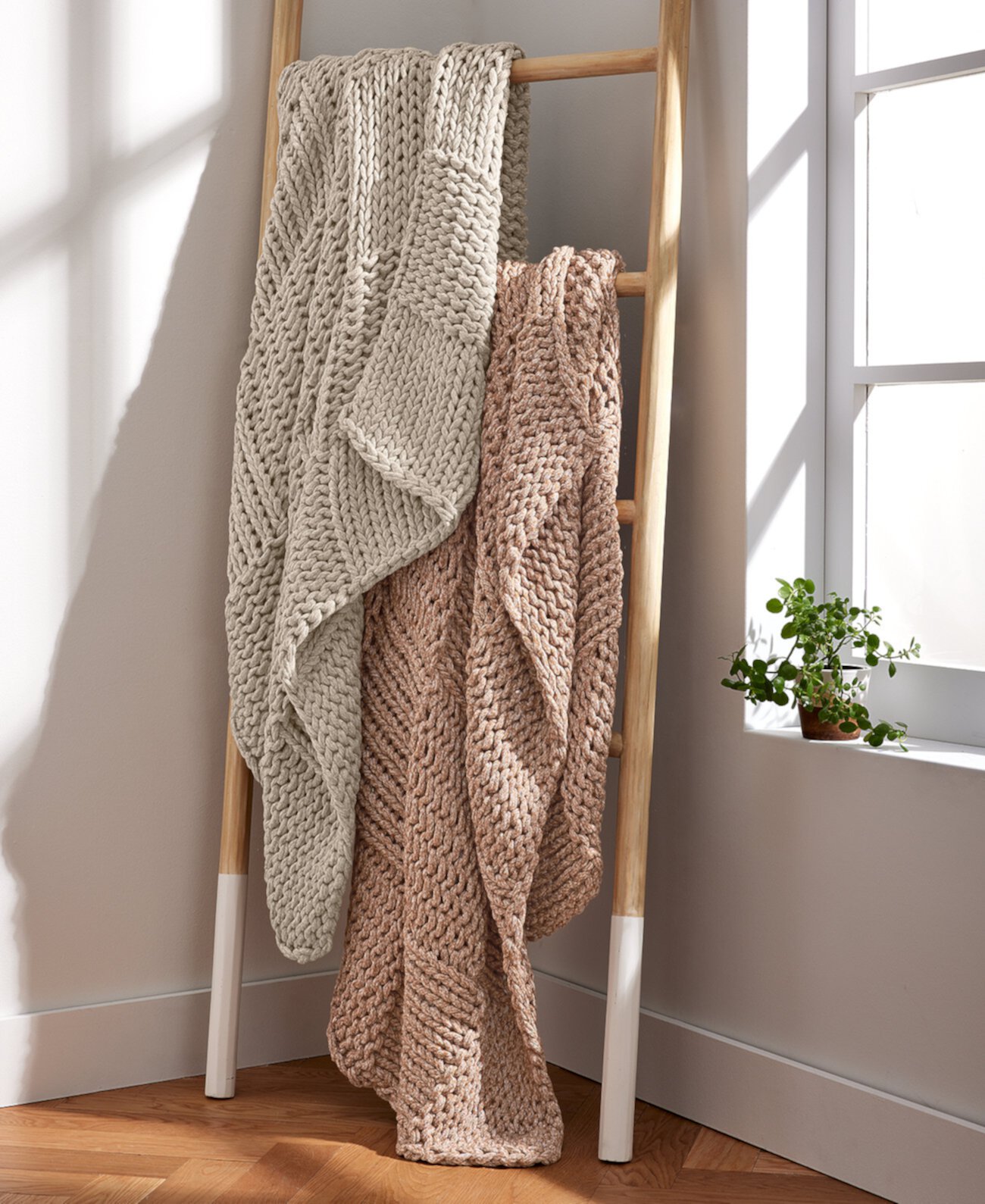 Chunky Knit Throw, 50" x 60", Created for Macy's Oake