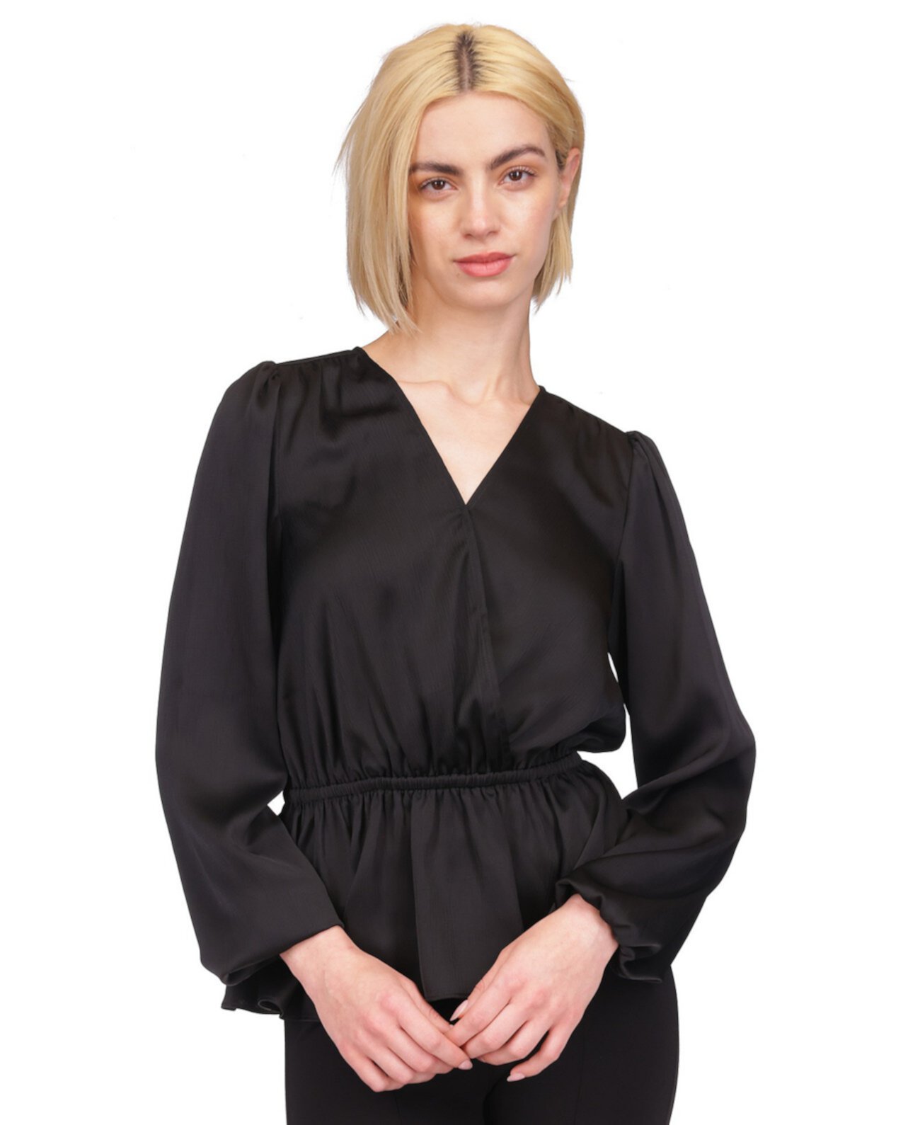 Женская Блузка Michael Kors Satin Faux Wrap Top Michael Kors