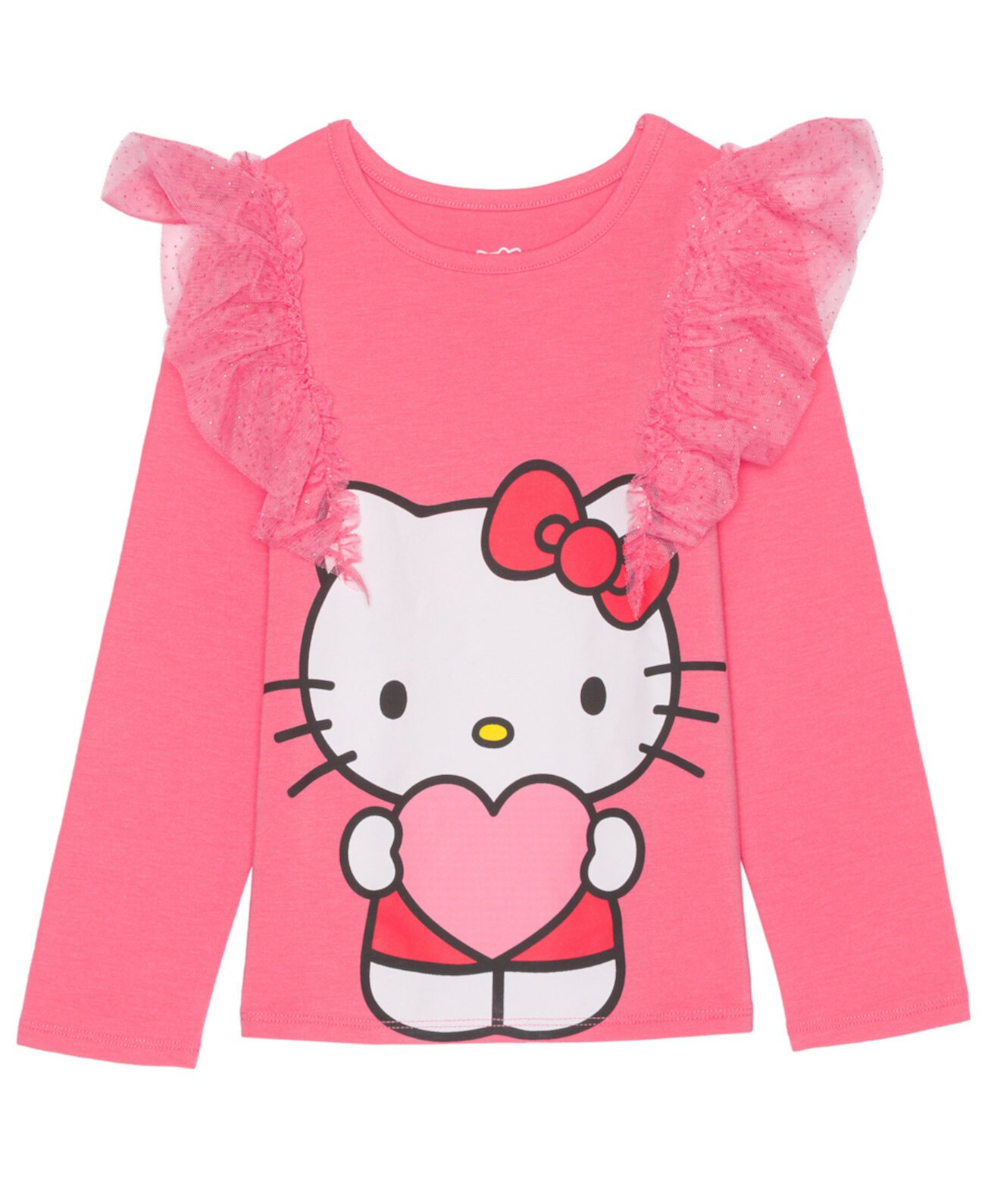 Детская Рубашка Hello Kitty Long Sleeve Ruffle Bow Hello Kitty