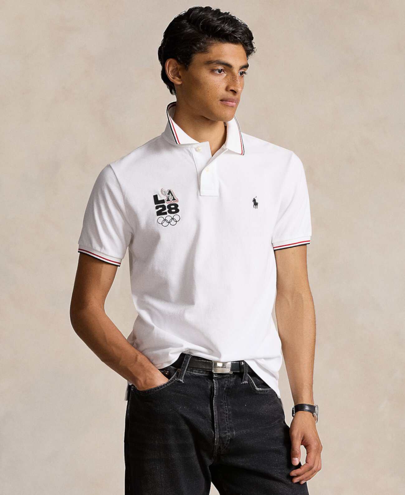  Поло рубашки Polo Ralph Lauren Custom Slim Fit LA28 Polo Ralph Lauren