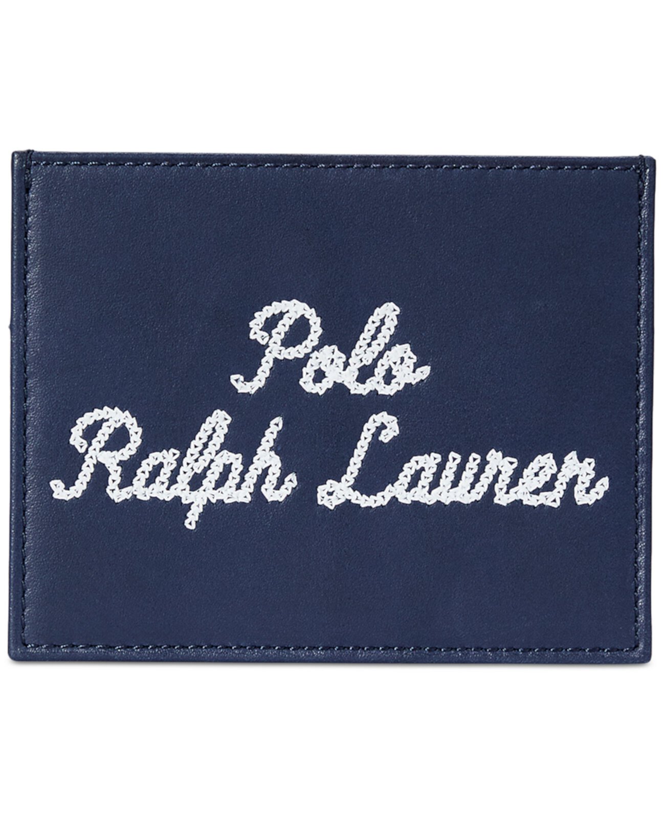 Кардхолдер Polo Ralph Lauren Мужской с вышивкой из кожи Polo Ralph Lauren