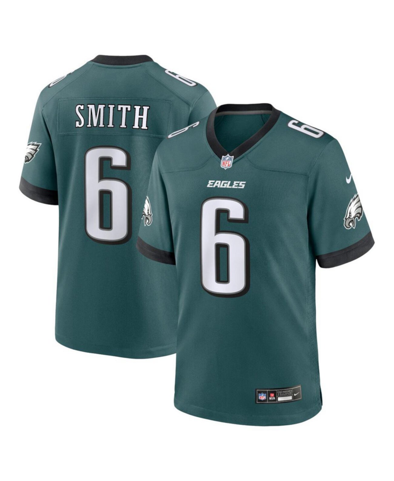 Мужское Джерси Nike DeVonta Smith Midnight Green Philadelphia Eagles Fanatics