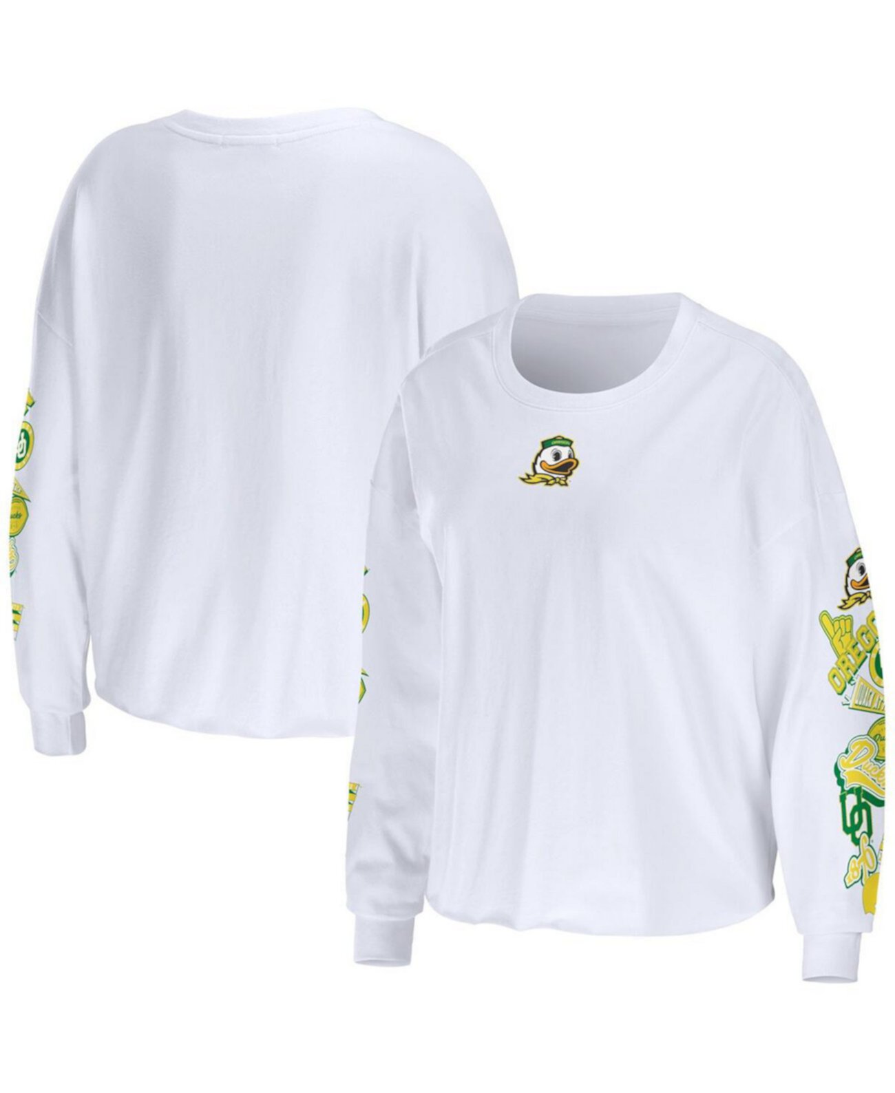 Женская Джерси WEAR by Erin Andrews Oregon Ducks 3-Hit WEAR by Erin Andrews