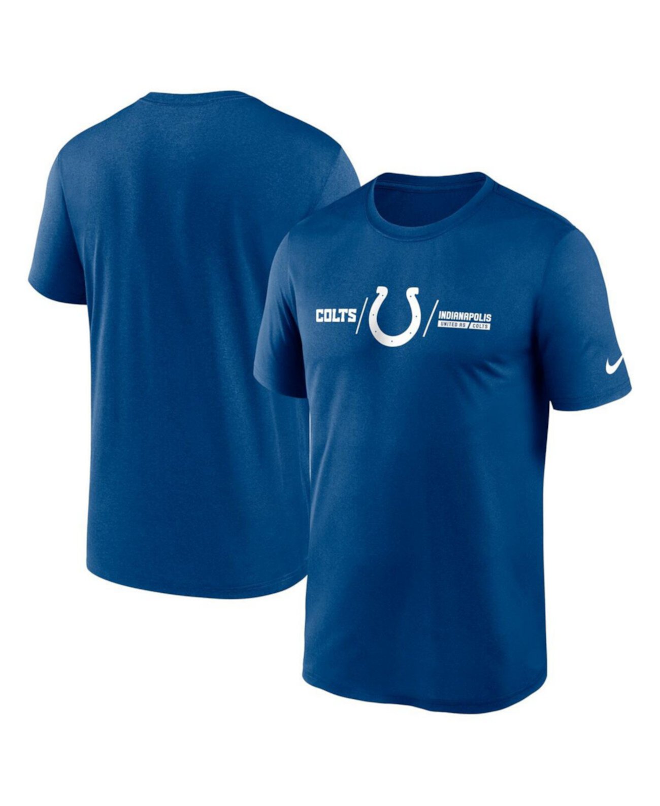 Мужская футболка Nike Horizontal Lockup Legend Indianapolis Colts, 100% полиэстер Nike