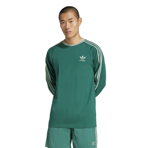 Футболка adidas Originals Adicolor Classics с длинными рукавами и полосками 3-Stripes из 100% хлопка Adidas Originals