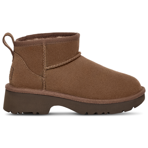 UGG Ultra Mini New Heights – Комфортные замшевые ботинки с амортизирующей подошвой Ugg