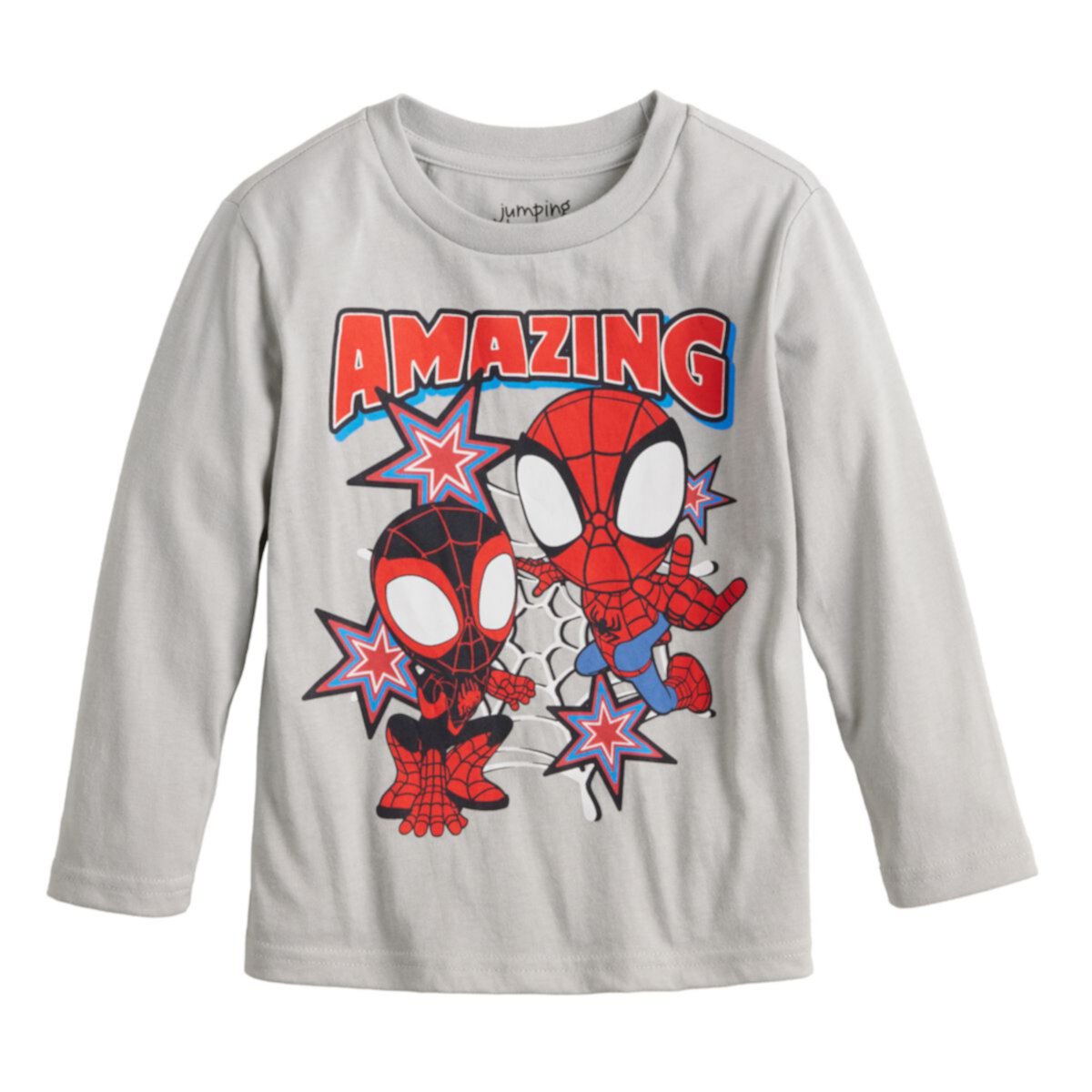 Детская Футболка JB MARVEL Spider-Man Amazing С Длинным Рукавом Jumping Beans Marvel